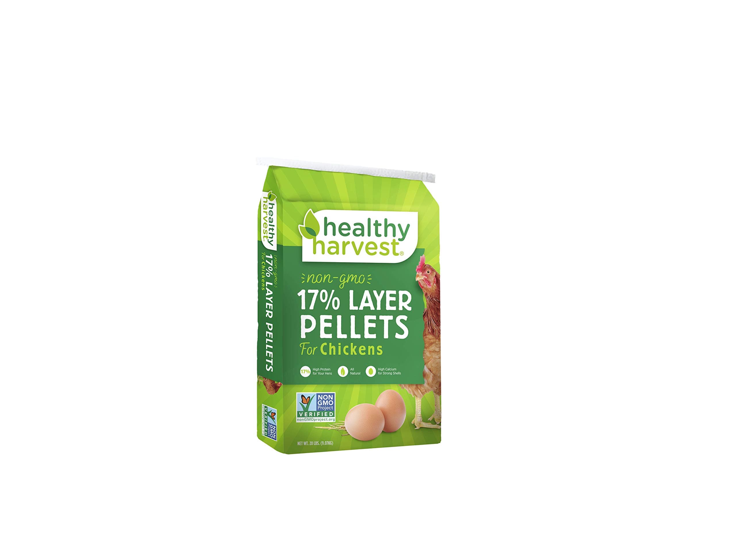 Healthy Harvest 1 Piece 17-Percent Layer Pellets For Poultry, 20 Lb