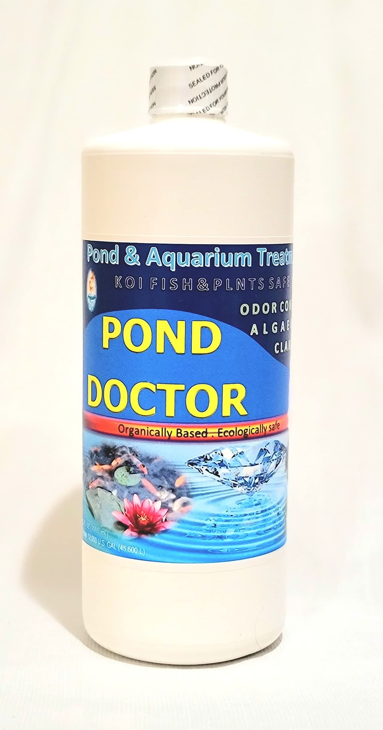 Pond & Aquarium Potassium Permanganate Solution/Clarifier/KOI Fish and Plants Safe/Same Day Ship / 16 OZ