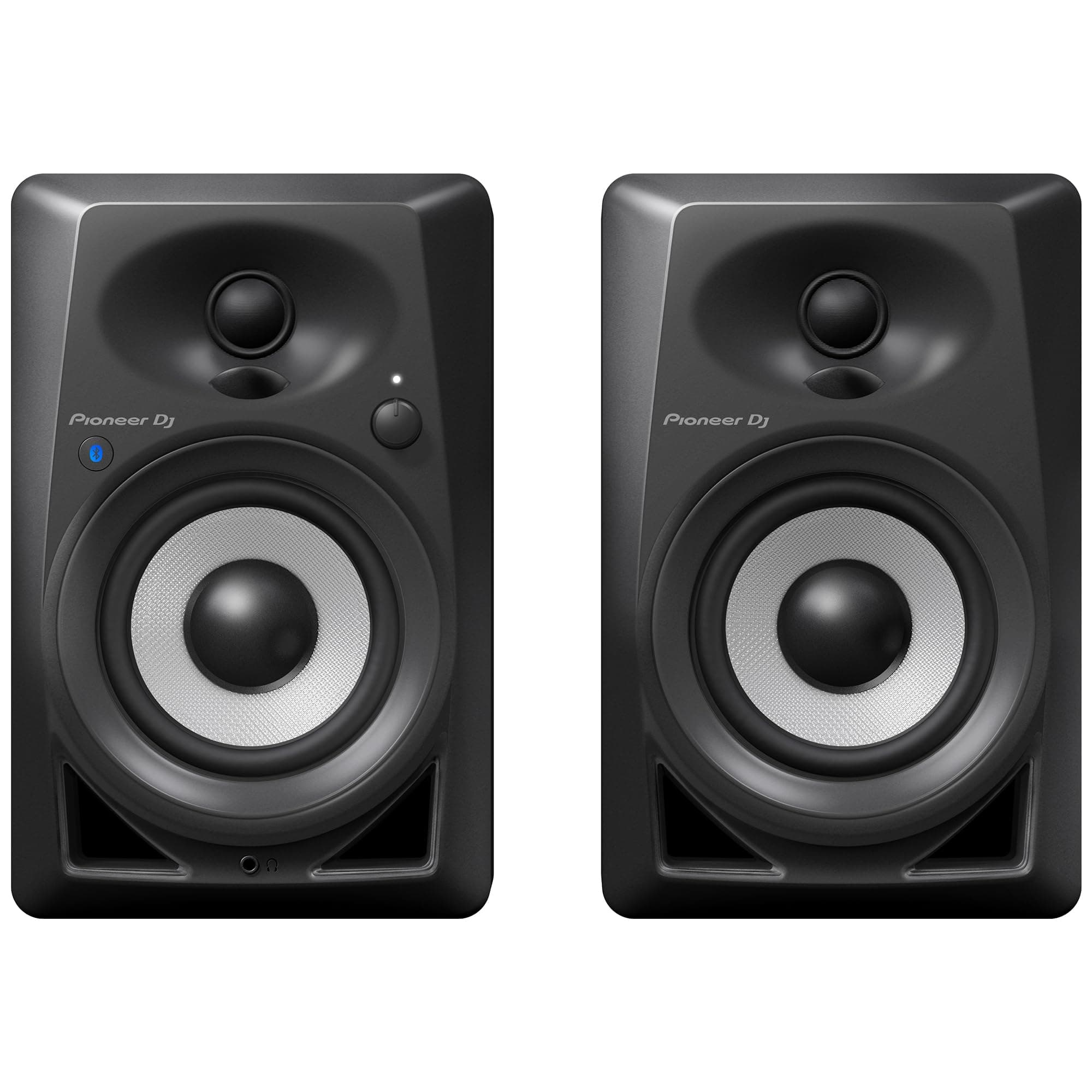 Desktop Monitor Speakers with Bluetooth Connectivity, 4-Inch, Black (DM-40BT)