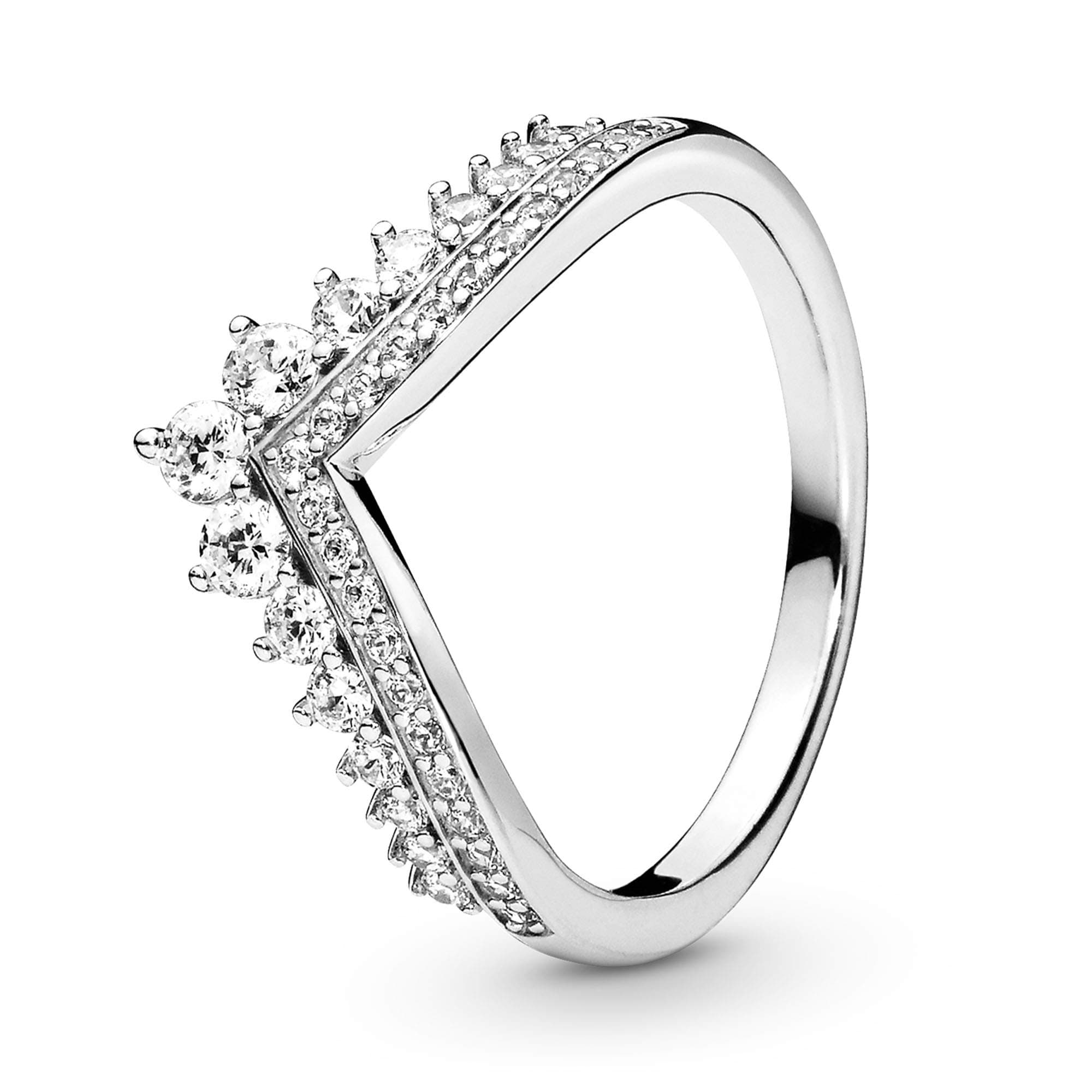 Jewelry Princess Wish Cubic Zirconia Ring in Sterling Silver