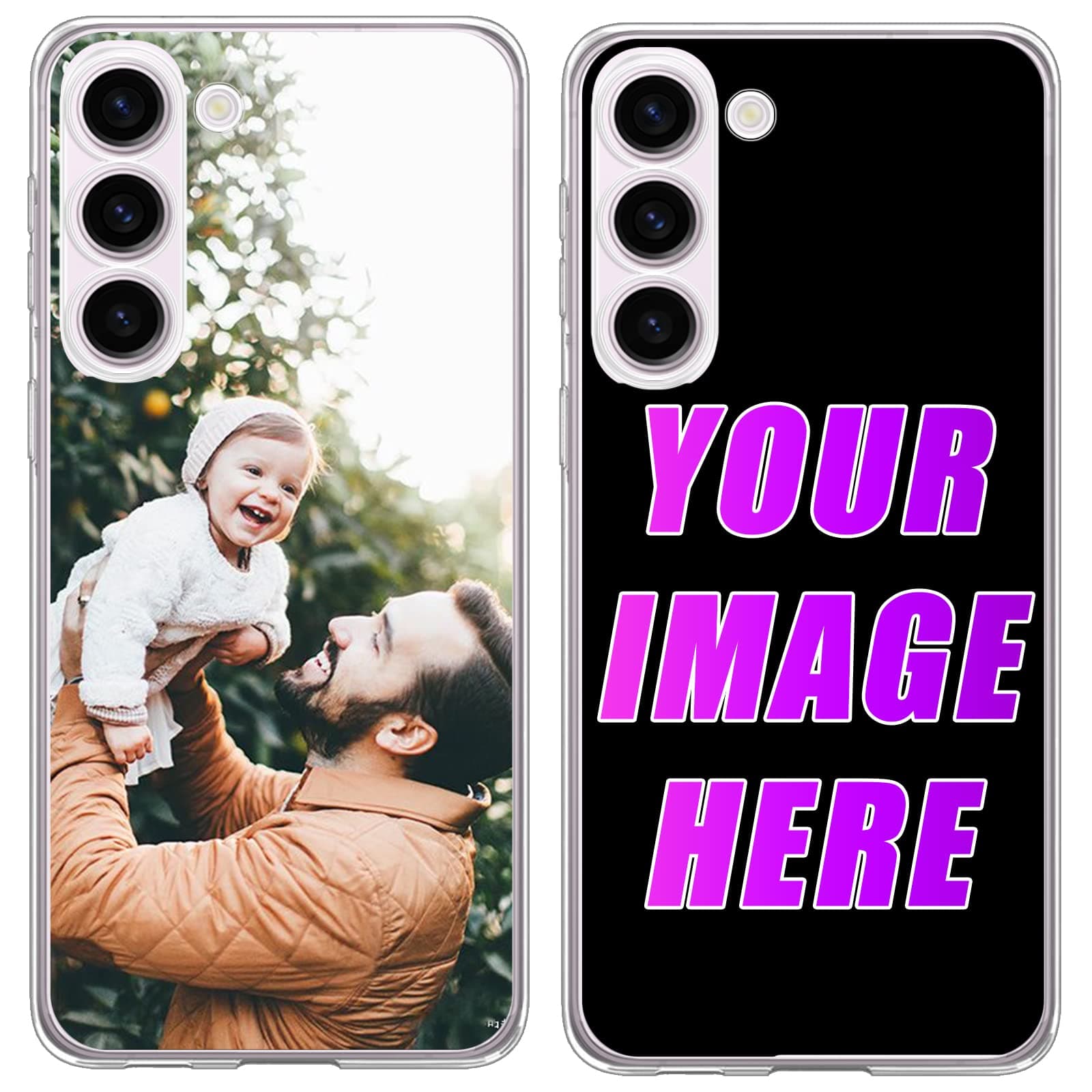 Customized Case for Samsung Galaxy All Model Personalized Custom Picture Phone Case Customizable Slim Soft and Hard Tire Shockproof Protective Phone Cover Case Make Your Own Phone Case