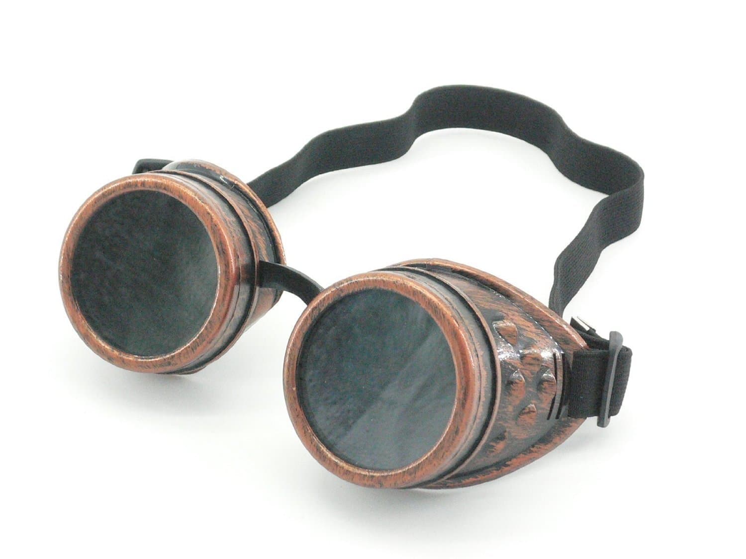 Lodou Cyber Goggles Steampunk Welding Goth Cosplay Vintage Rustic (Copper)