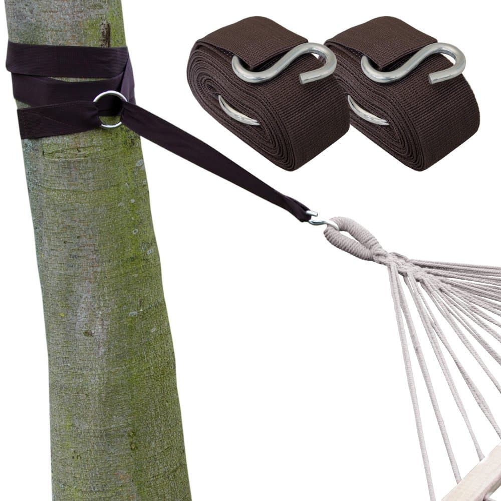 AMANKA XXL Hammock Tree Straps – 6.4m Heavy-Duty Suspension Kit, Max Load 250kg, Adjustable Hanging System for Garden & Camping