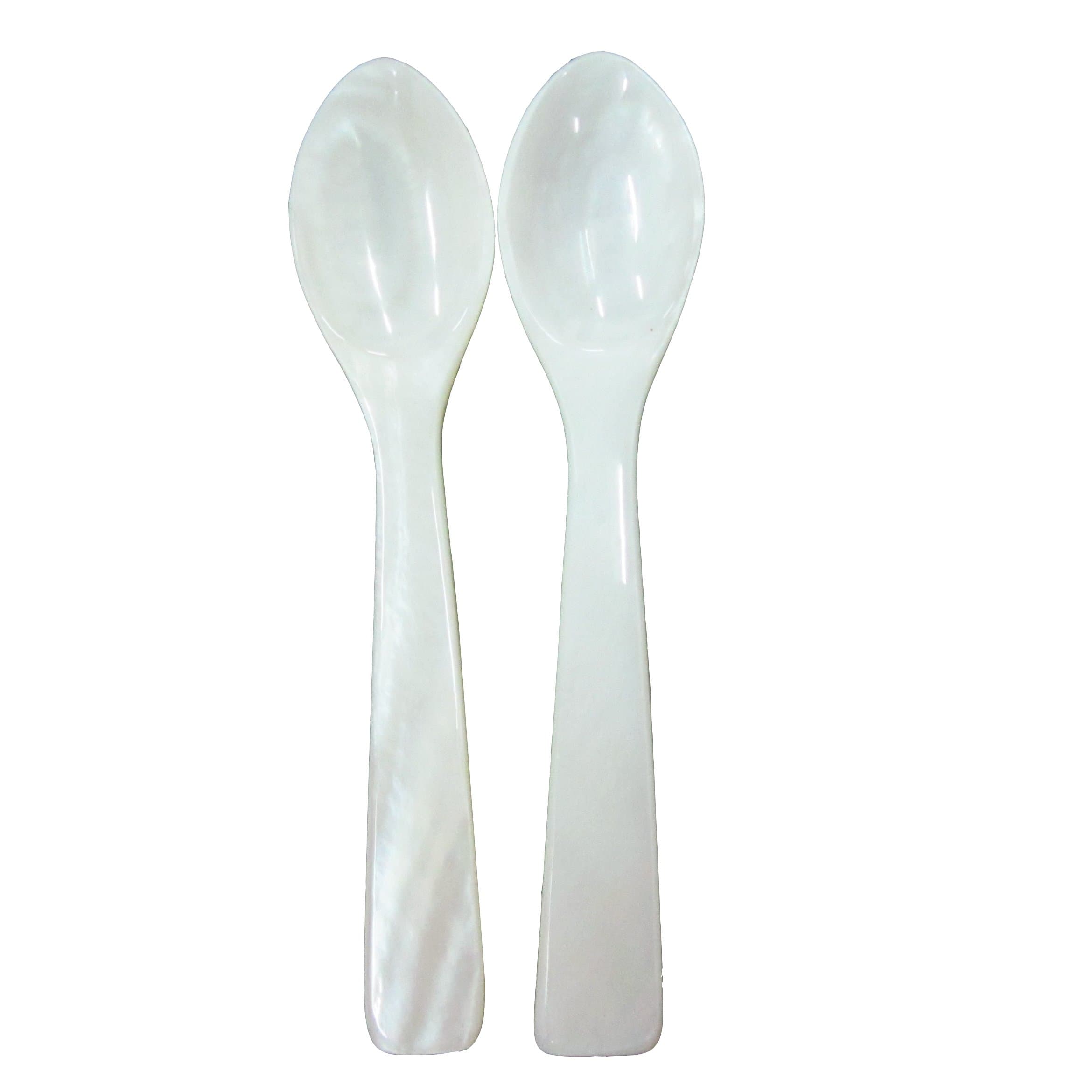 Marycrafts 2pcs Mother of Pearl MOP Caviar Spoon 3.94"
