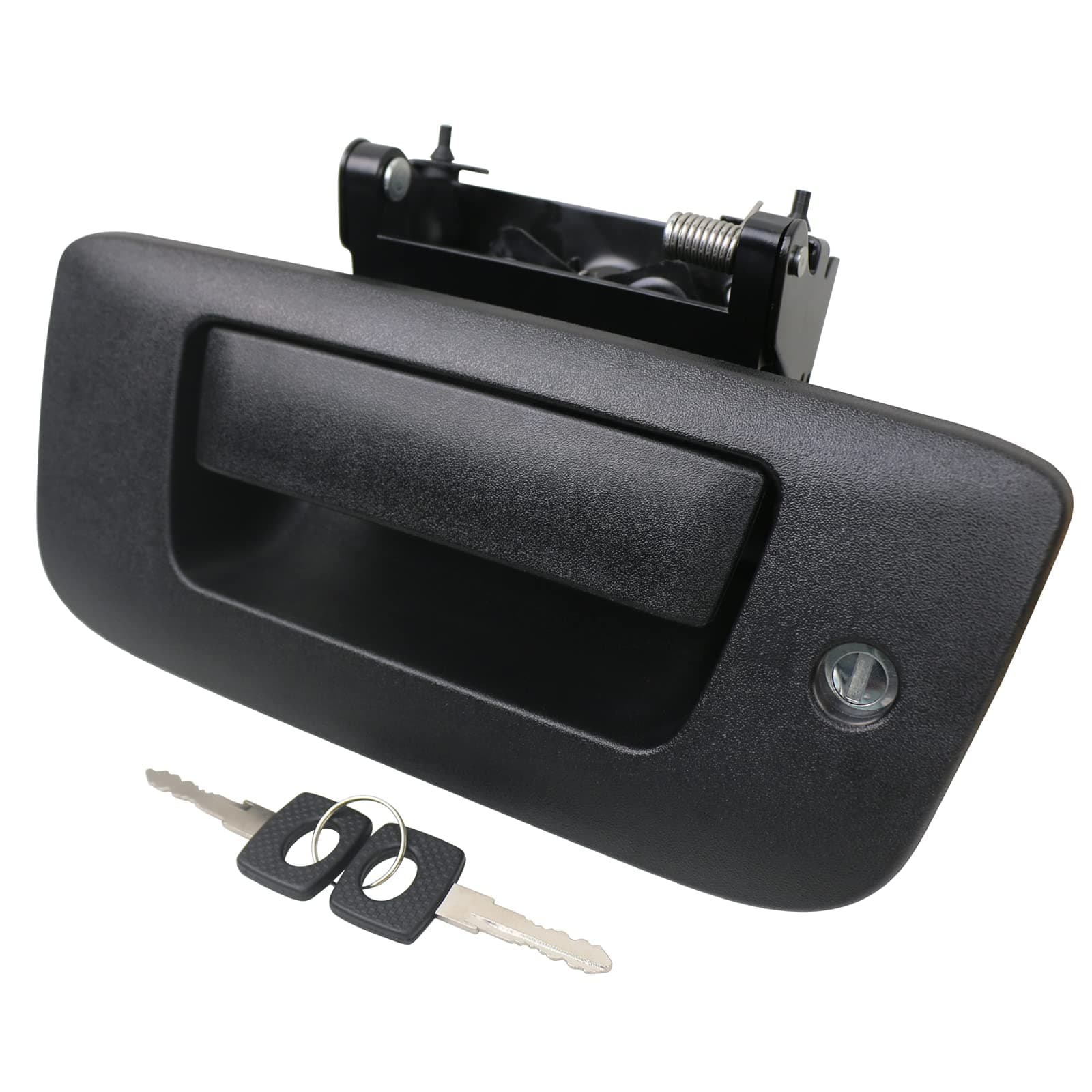 APPERFiT - Tailgate Handle Latch with Bezel Compatible with Chevrolet Chevy Silverado GMC Sierra 2007-2013 1500 2500HD 3500HD Replaces 22755305
