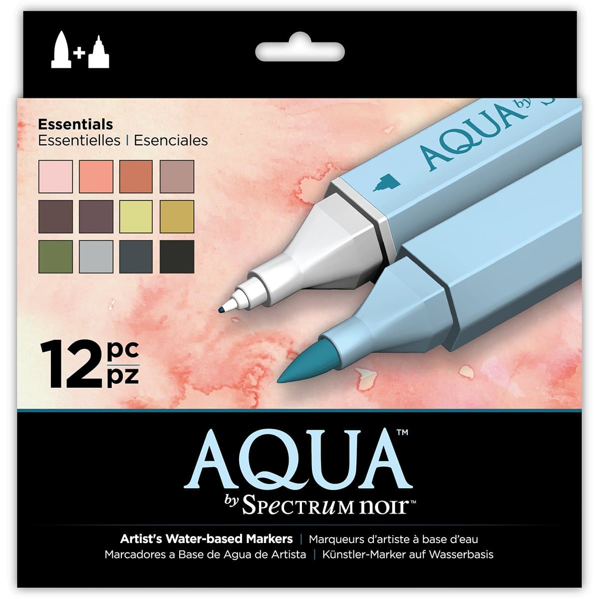Spectrum Noir CC Aqua Pen 12pc Essentials