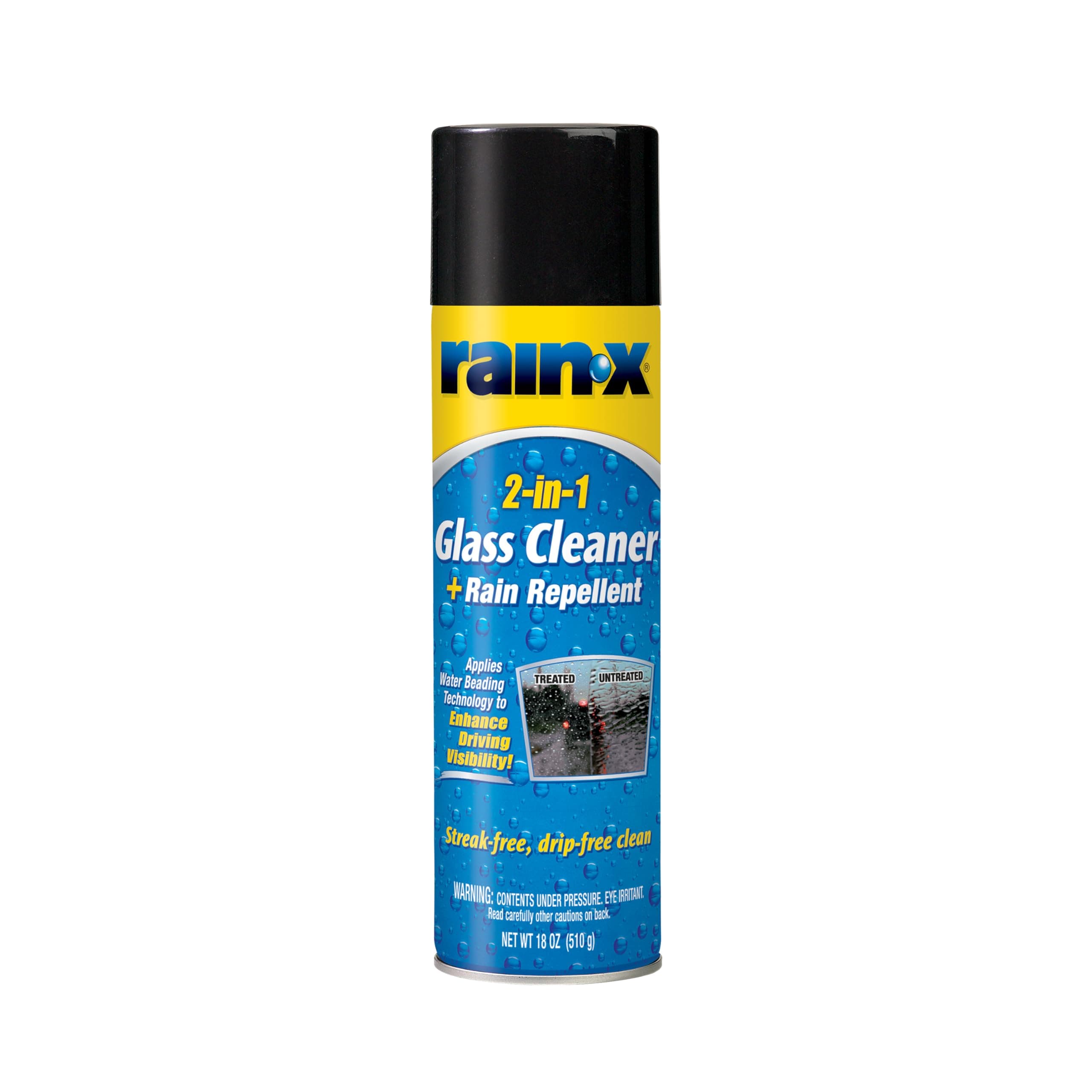 5080233 2-In-1 Glass Cleaner Plus Rain Repellent, 18 Ounce , BLUE