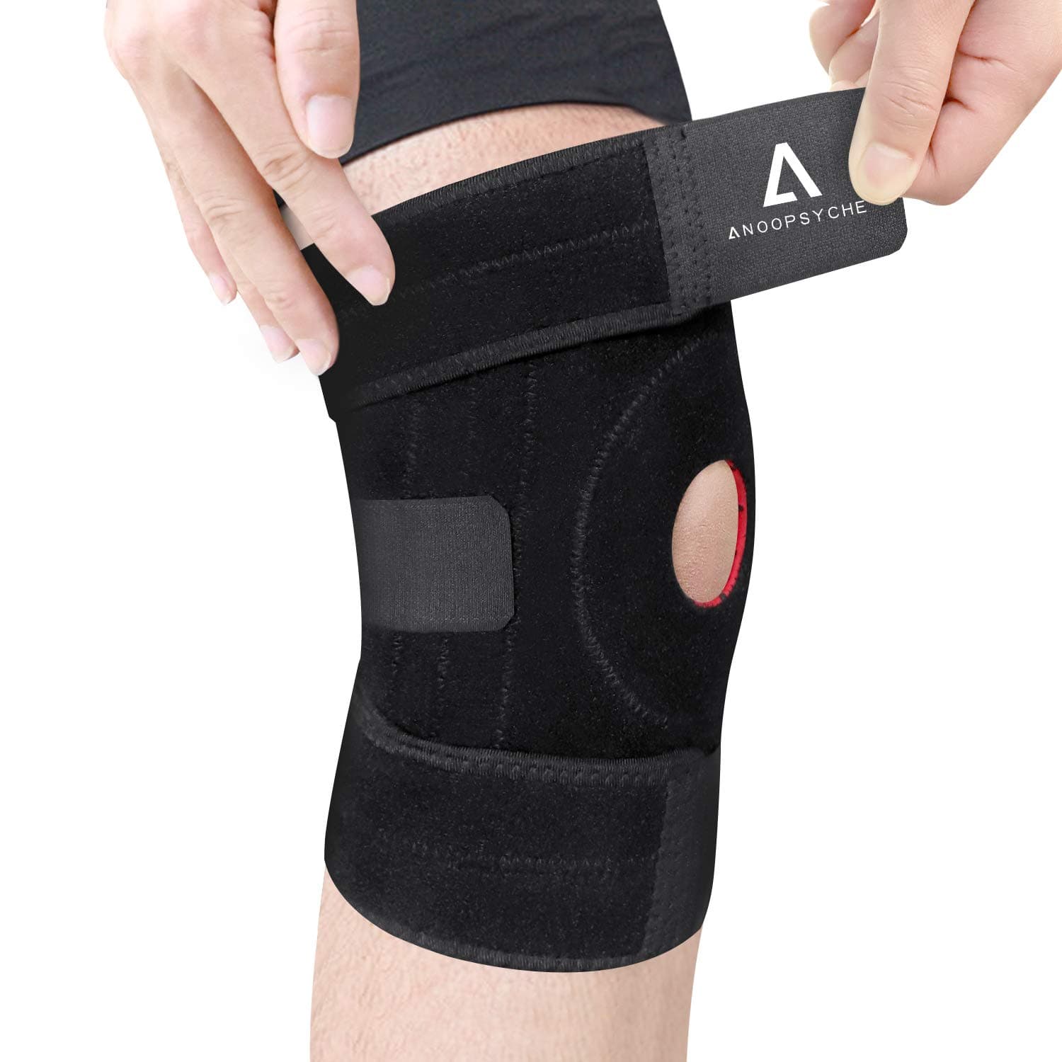 Knee Brace, Relieve ACL, LCL, MCL, Arthritis, Meniscus Tear Pain, Open Patella Dual Stabilizers, Sports Exercise with Adjustable Strapping & Breathable Neoprene S