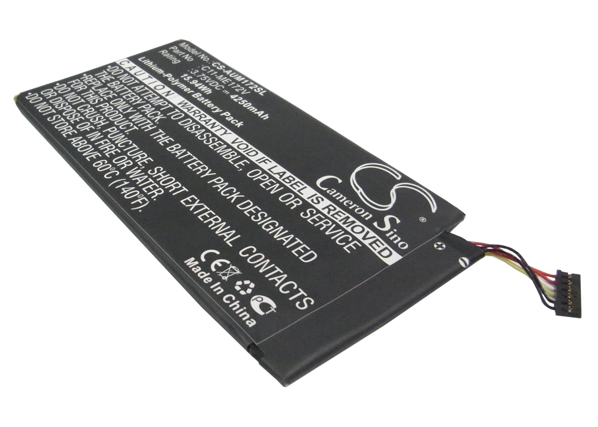 Replacement Battery for Asus C11-ME172V,Fonepad 7",K004,ME172,ME172-GY08,ME172V,ME371,ME371MG,MeMO Pad ME172