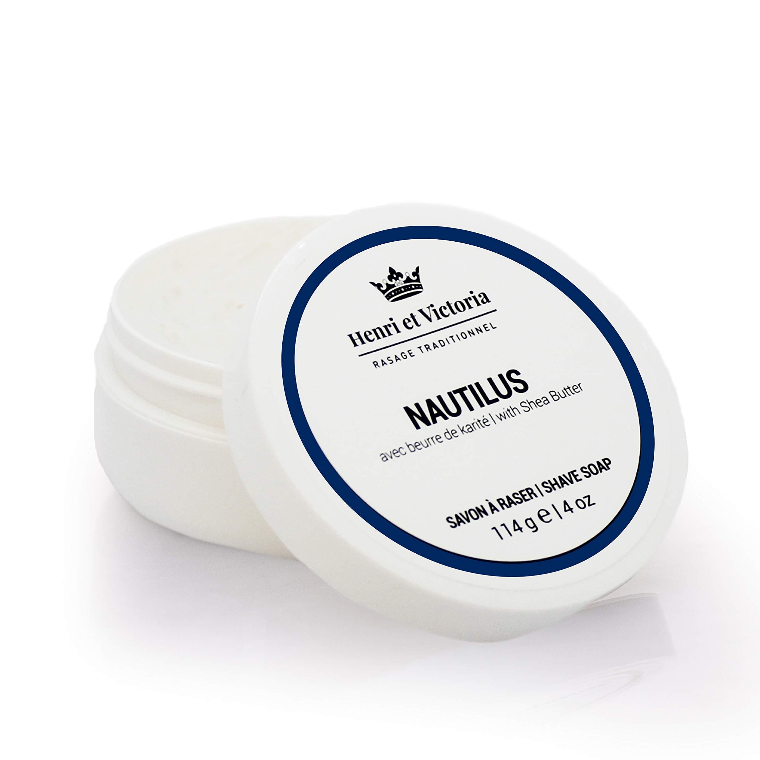 Nautilus Shaving Soap Fragrance | Canadian Made by Skilled Artisans | Ultra Glide, Cushioning, Easy Lather, Moisturizing | Chic and Subtle Scent | 114 g (4 oz)