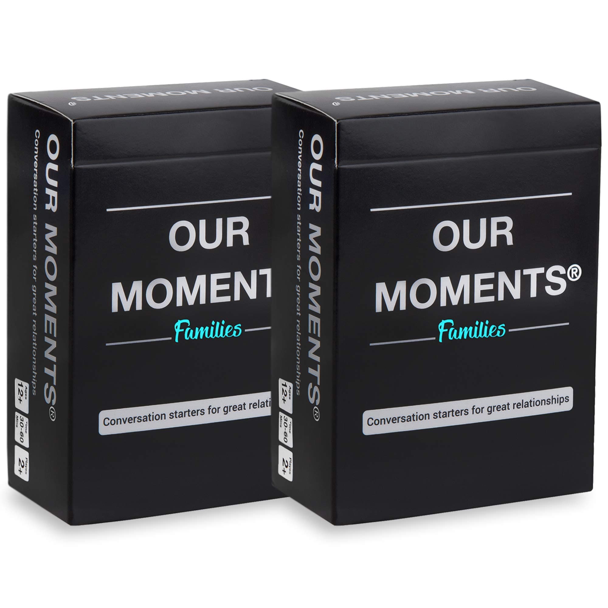 OUR MOMENTS Families (Bundle of 2): 100 Thought Provoking Conversation Starters Questions. Great Parent to Child/Grandparent to Grandchild Meaningful Communication for Healthy Family Development