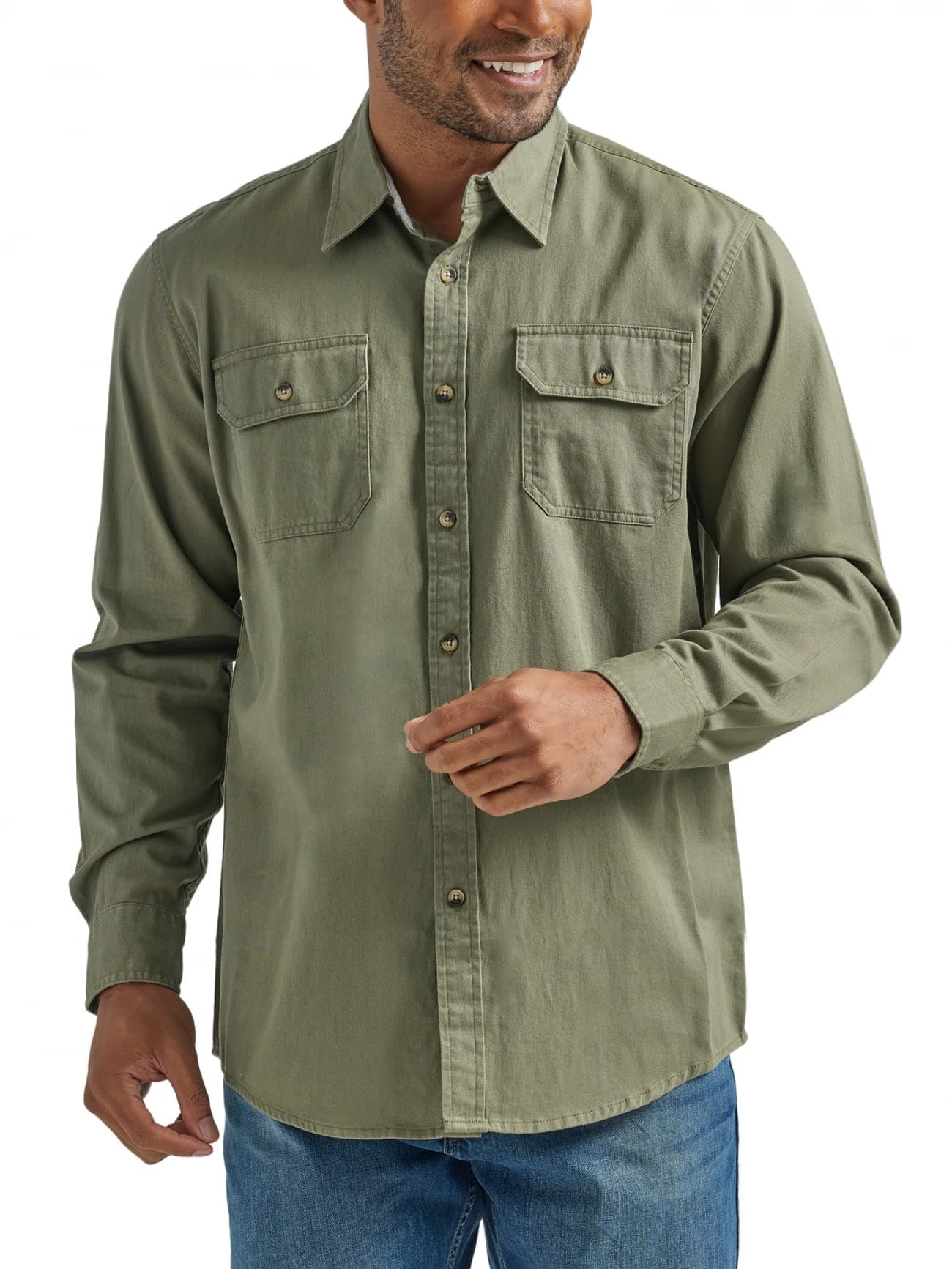 Men's Long Sleeve Classic Woven Shirt