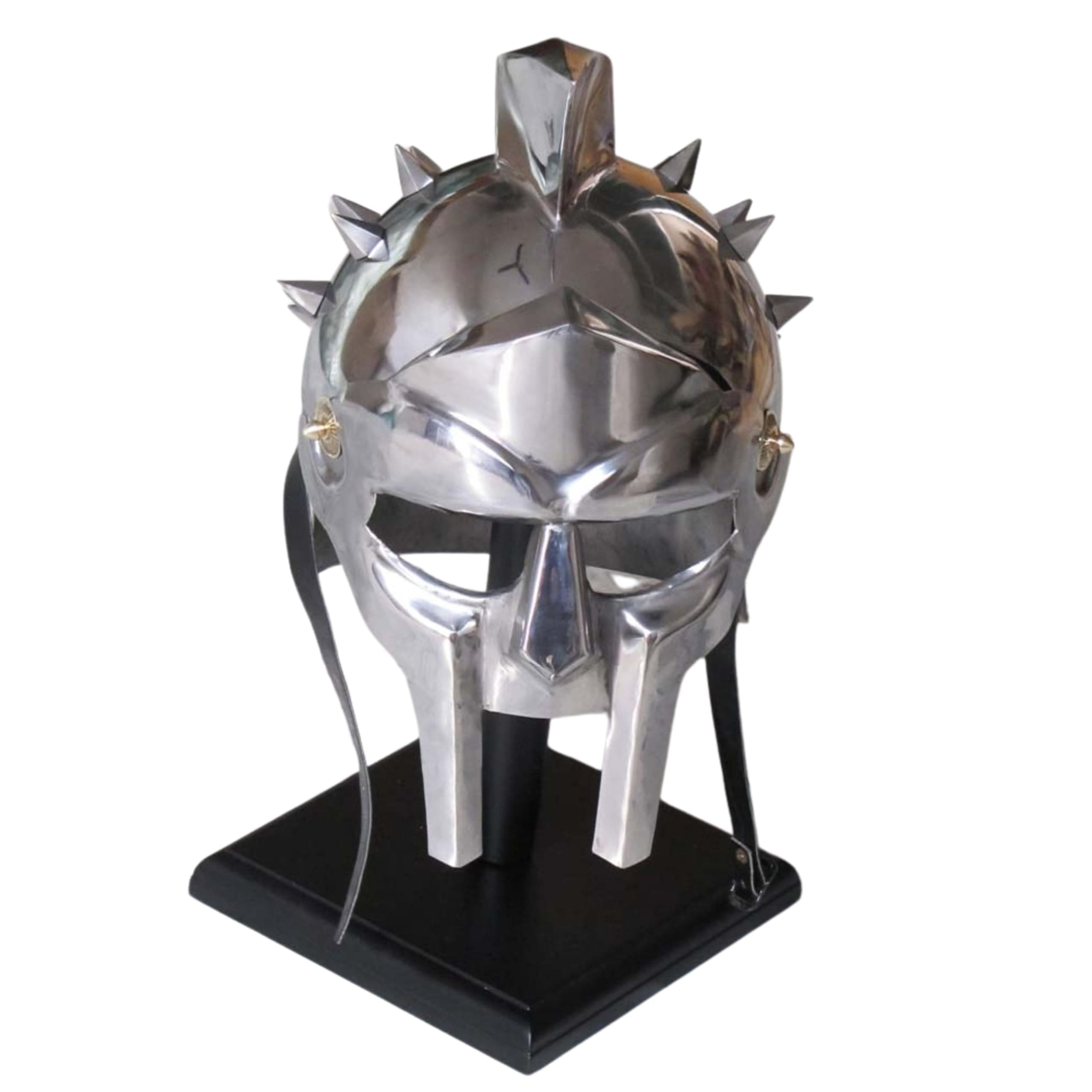 THOR INSTRUMENTS (with device) Antique Replica Full-Size Metal Gladiator Maximus Arena Helmet