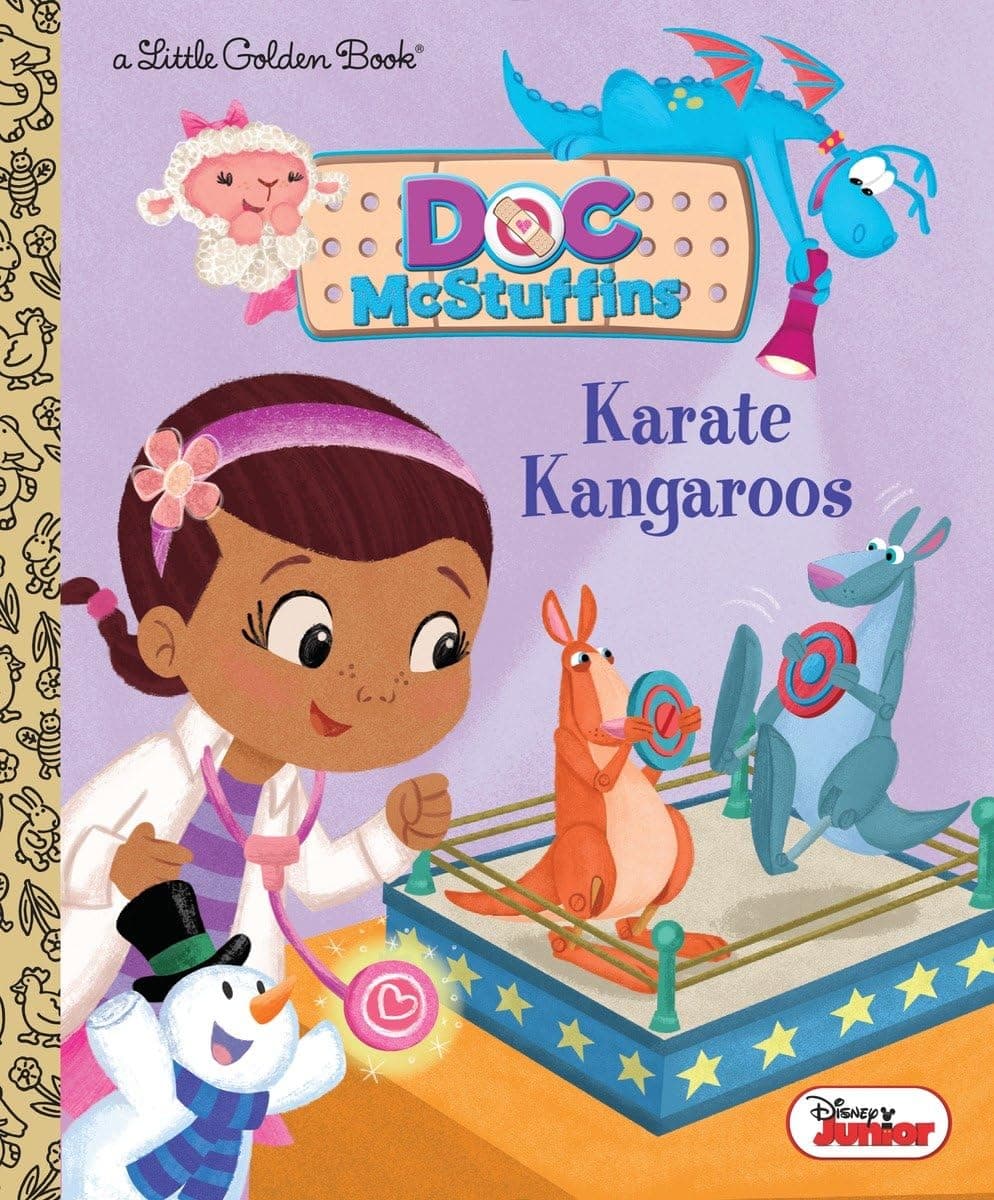 Karate Kangaroos (Disney Junior: Doc McStuffins) (Little Golden Book) Hardcover – Picture Book, January 5, 2016