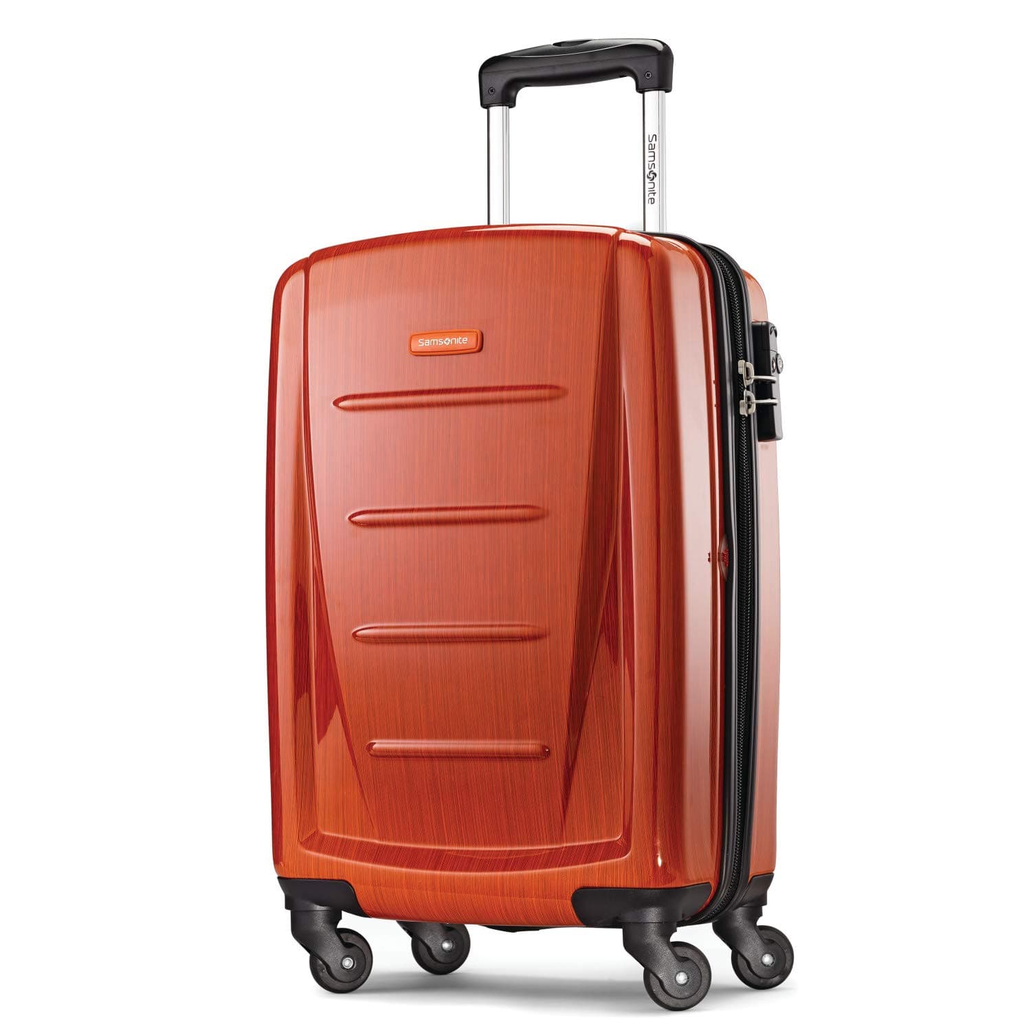 Winfield 2 Hardside Expandable Luggage with Spinner Wheels, Orange, Carry-On 20-Inch