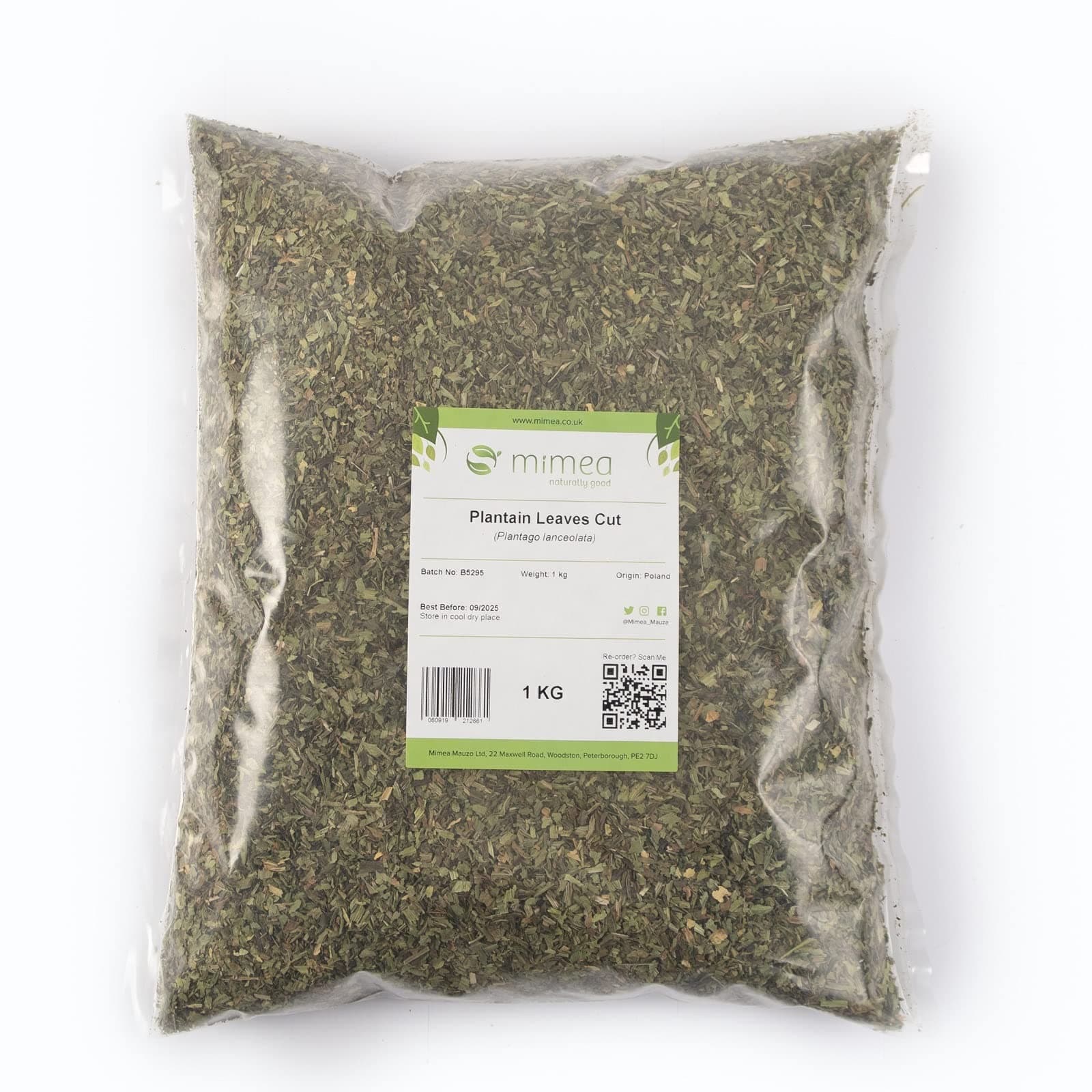 Plantain Leaves Cut from Mimea 1kg