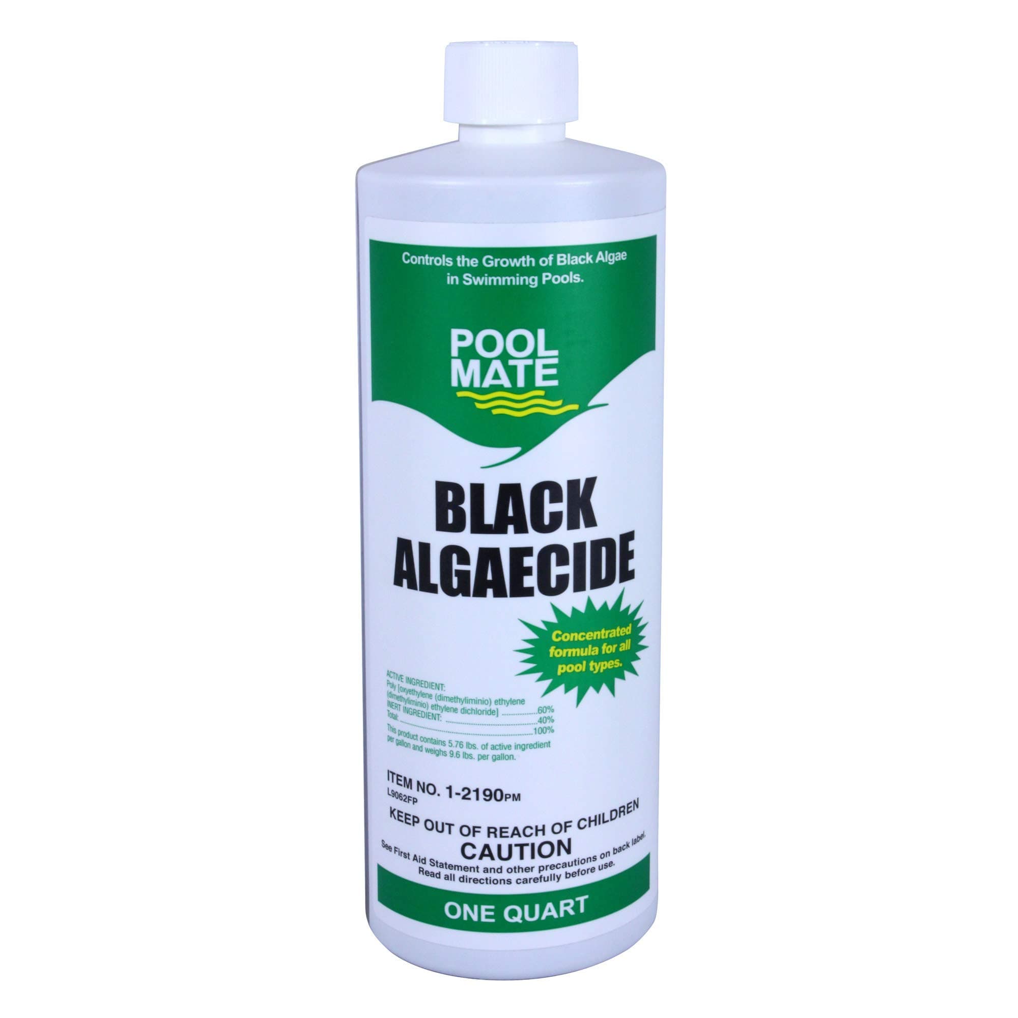 1-Quart Concentrated Black Algaecide, Algaecide for Pool, Made in USA