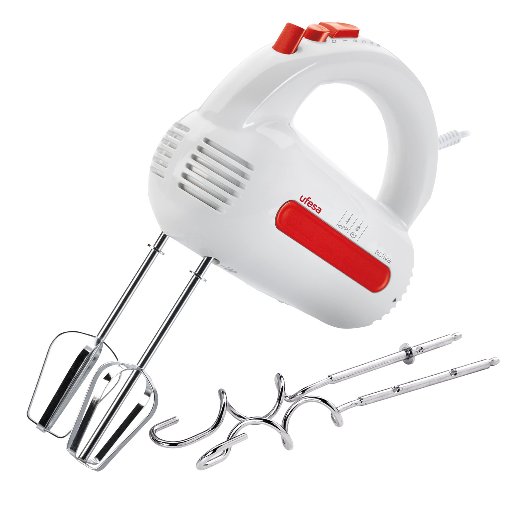 Activa BV4611 Blender Mixer and Kneader, 200W, 5 Levels of Speed and Turbo Function-Easy to Store and Clean