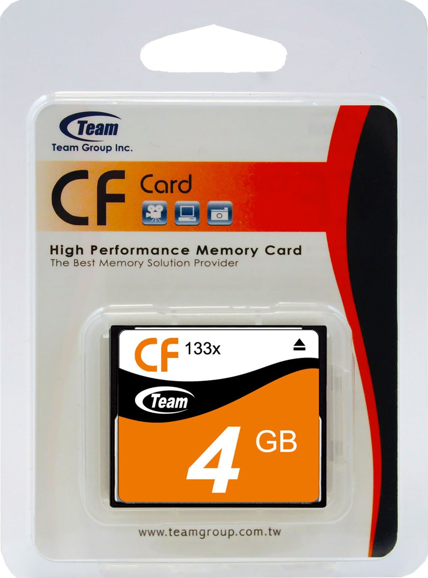 4GB Team CF Memory Card High Performance 133x For Aiptek PocketCam 3 Mega 4000. This Card Comes with.