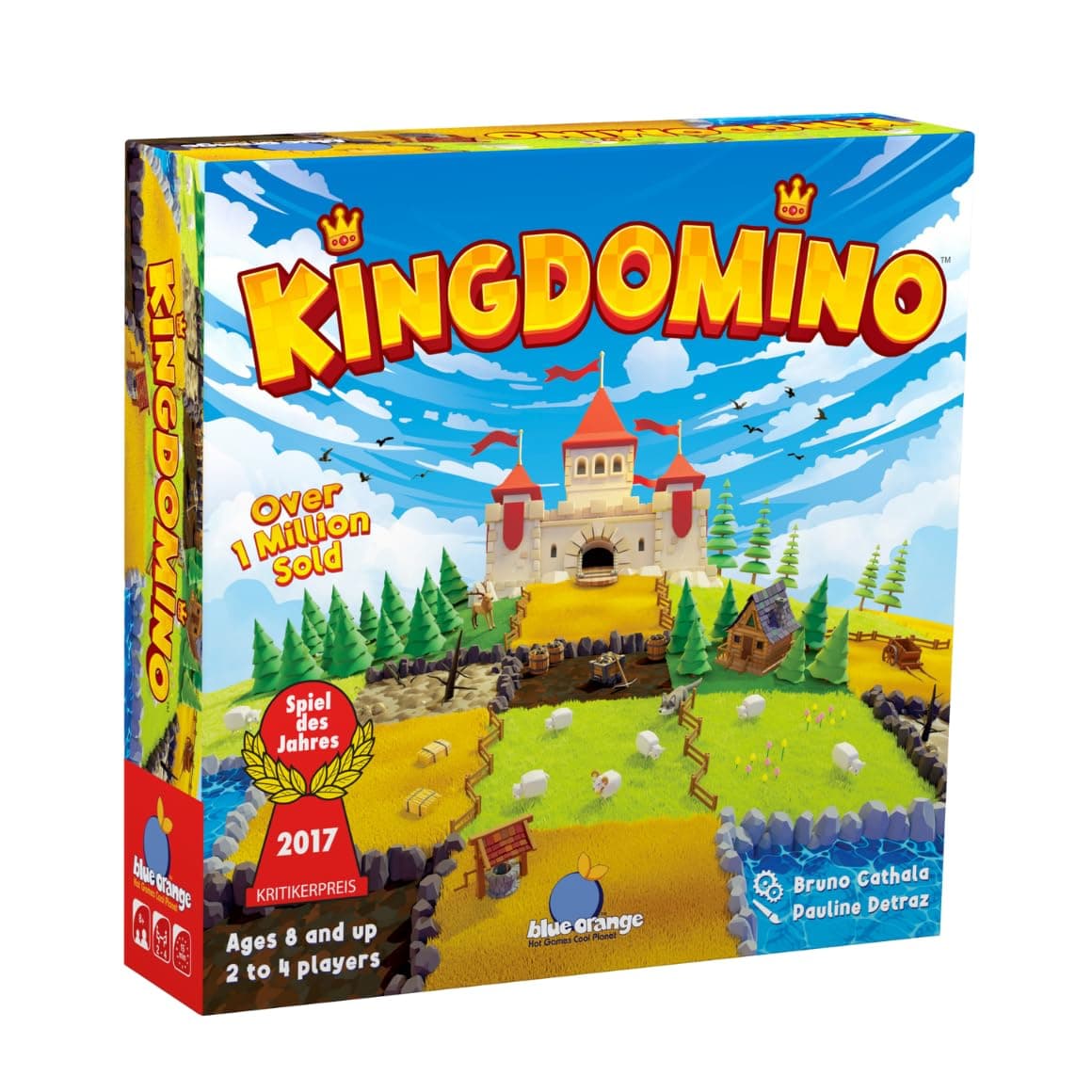 Blue Orange Games Kingdomino Award Winning Family Strategy Board Game, 2-4 players