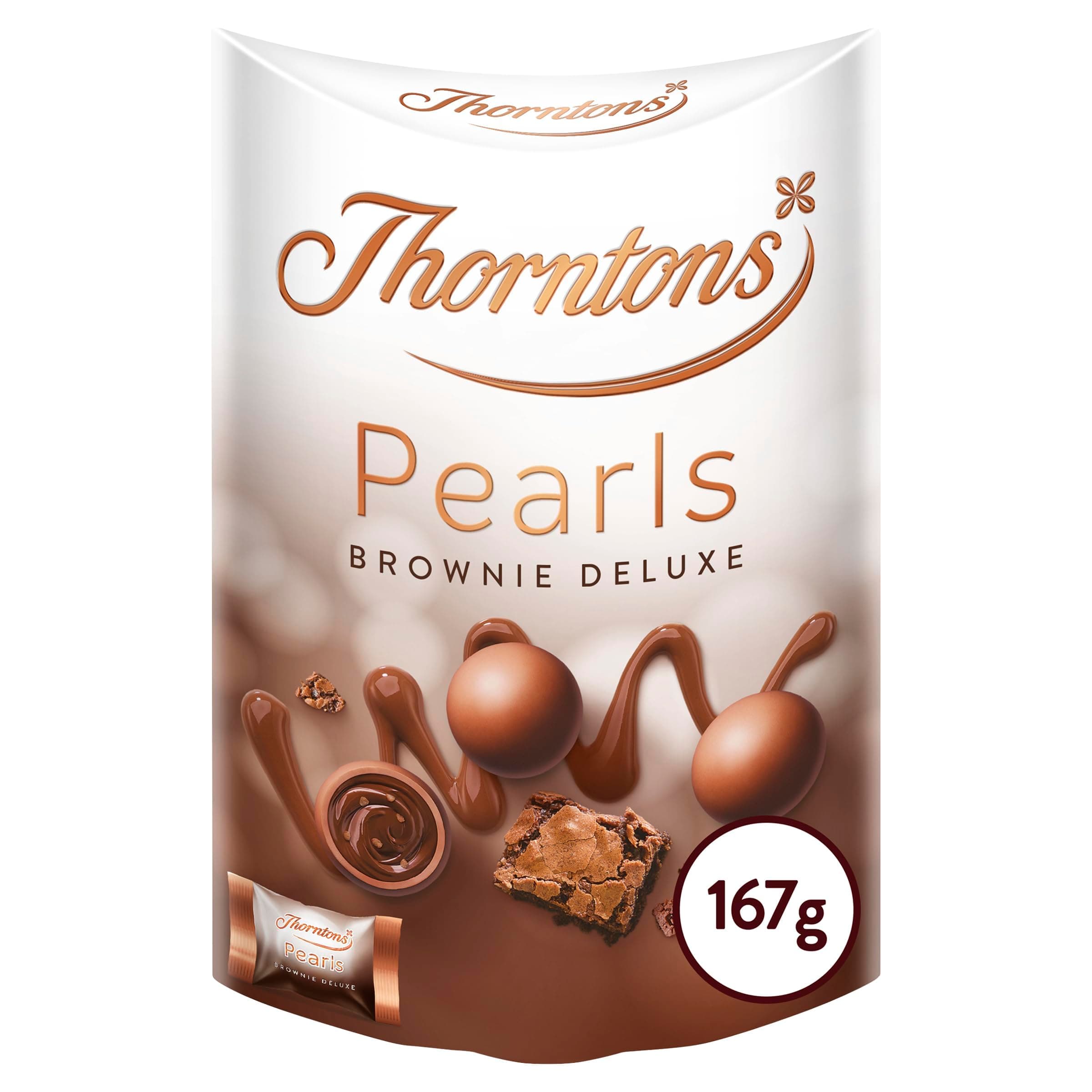 Thorntons Pearls Chocolate Brownie Desert, 167g