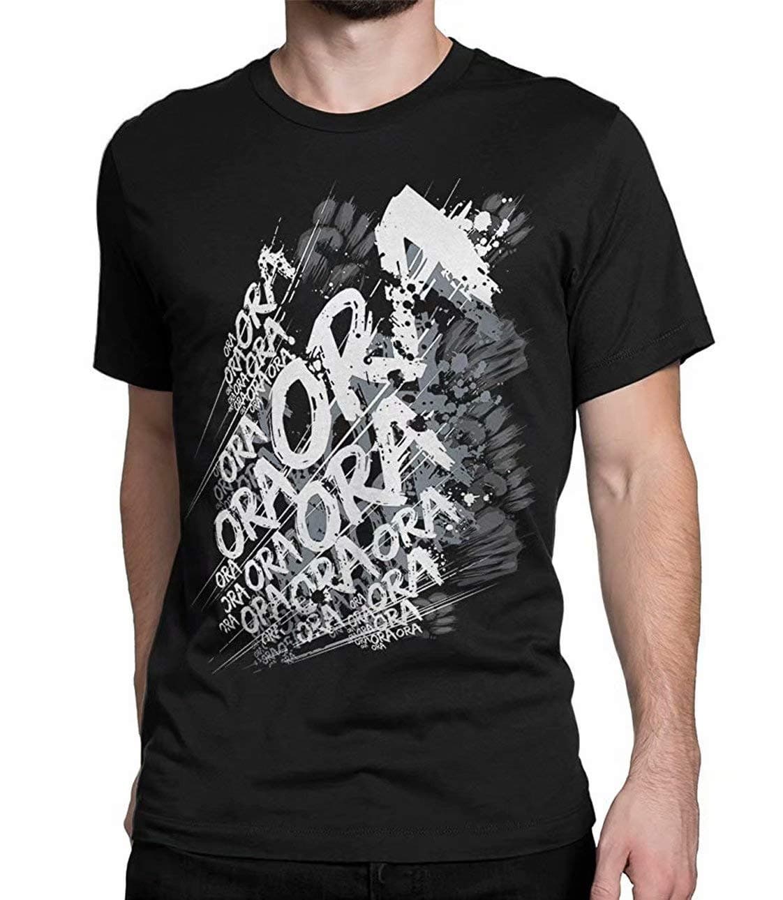 DePeal JoJo's Bizarre Adventure Ora Ora T-Shirt Black