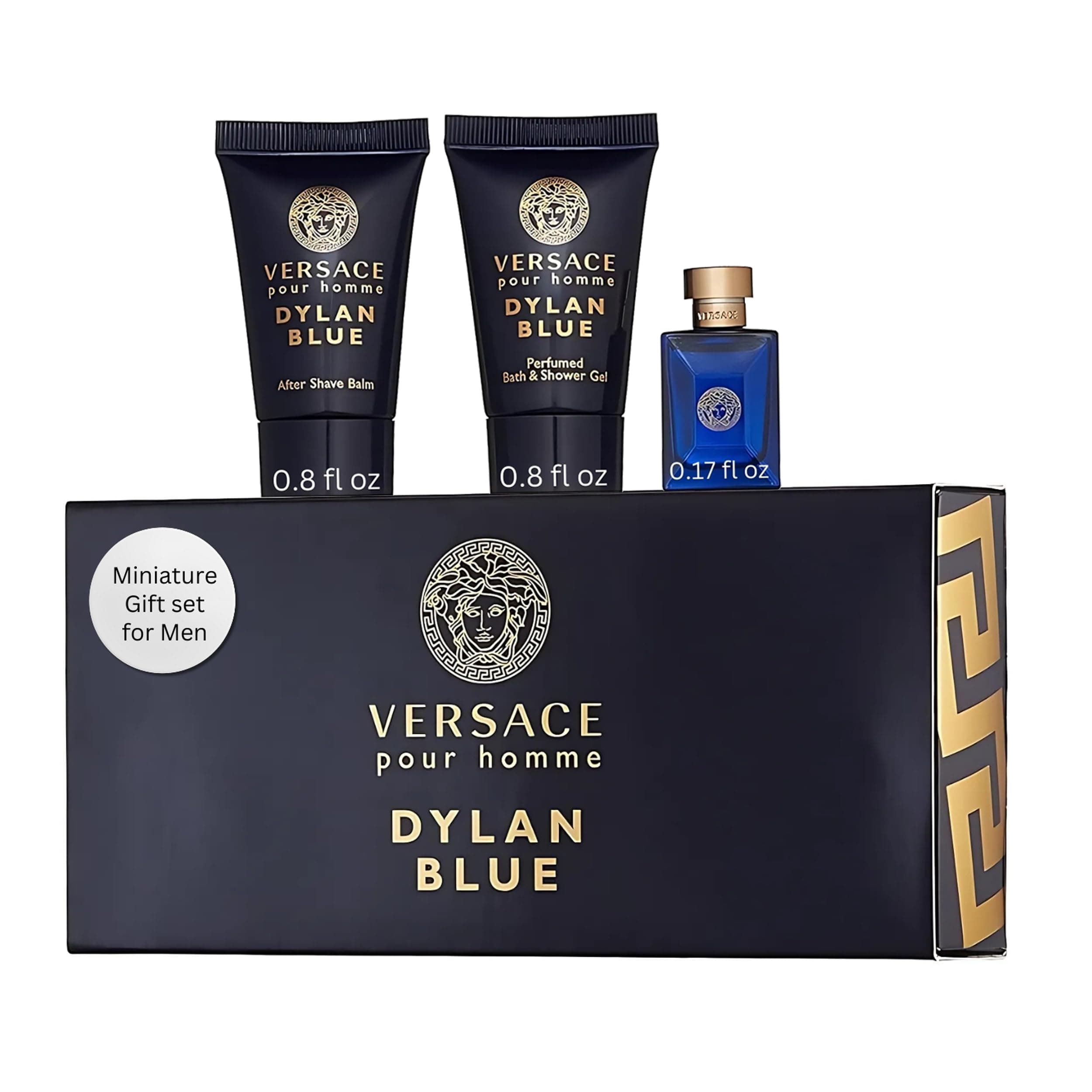 Versace Dylan Blue For Men, 3 Piece Mini Set