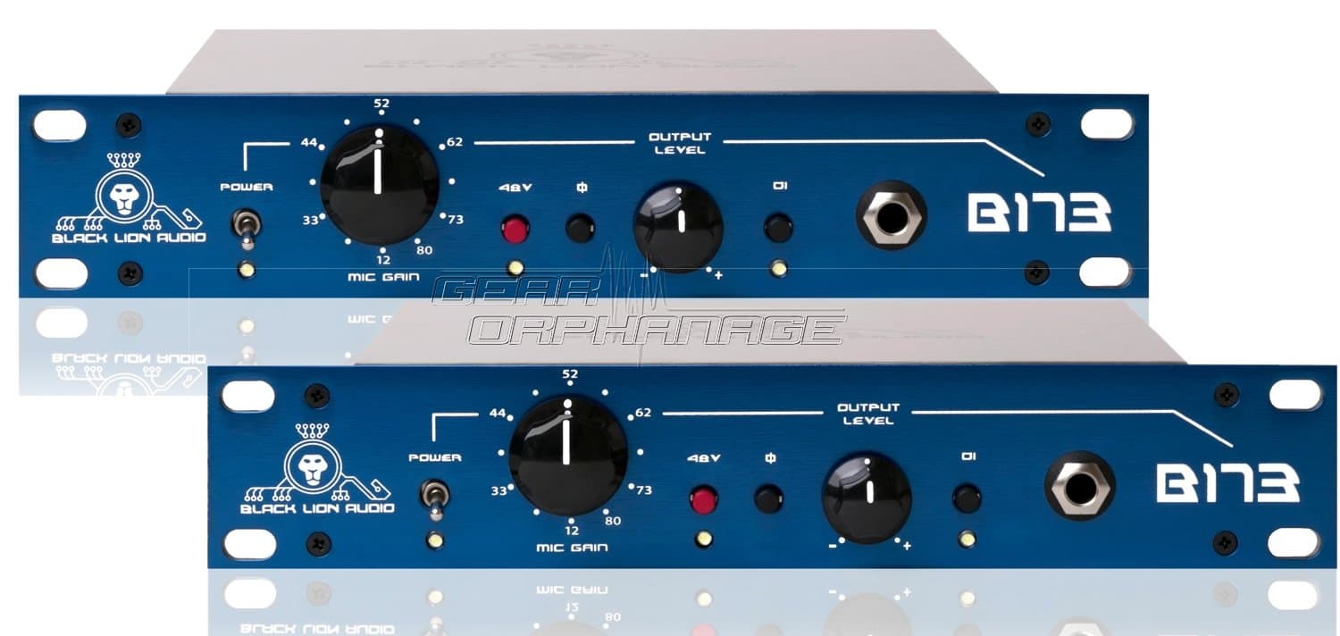 Black Lion Audio B173 Mic Pre B-173 Microphone Preamp PAIR/Set of Two