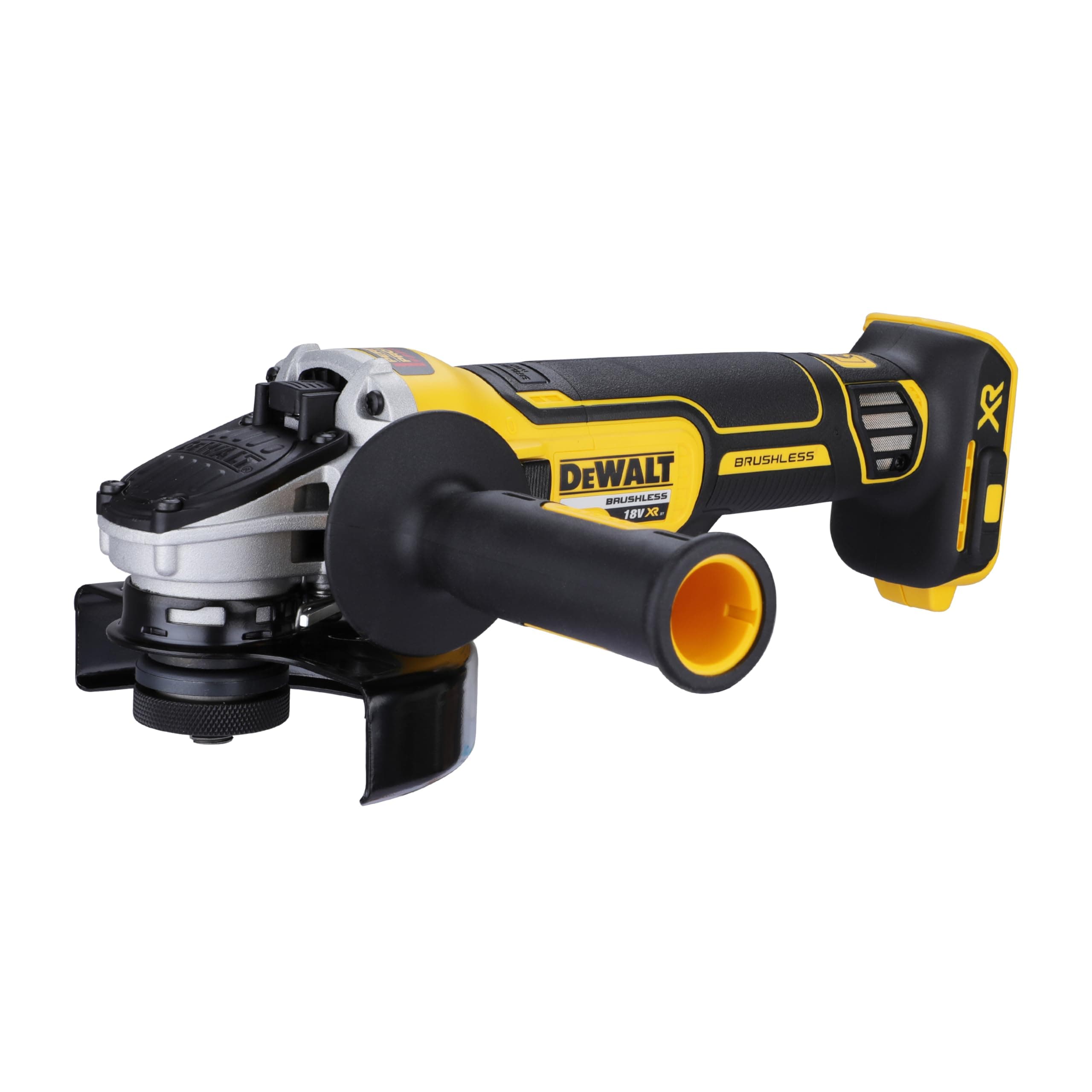 - DEWALT DCG405N-XJ 18V 125mm XR Li-ion Cordless Angle Grinder with Brushless Motor - Perform and Protect Shield (Bare Tool)