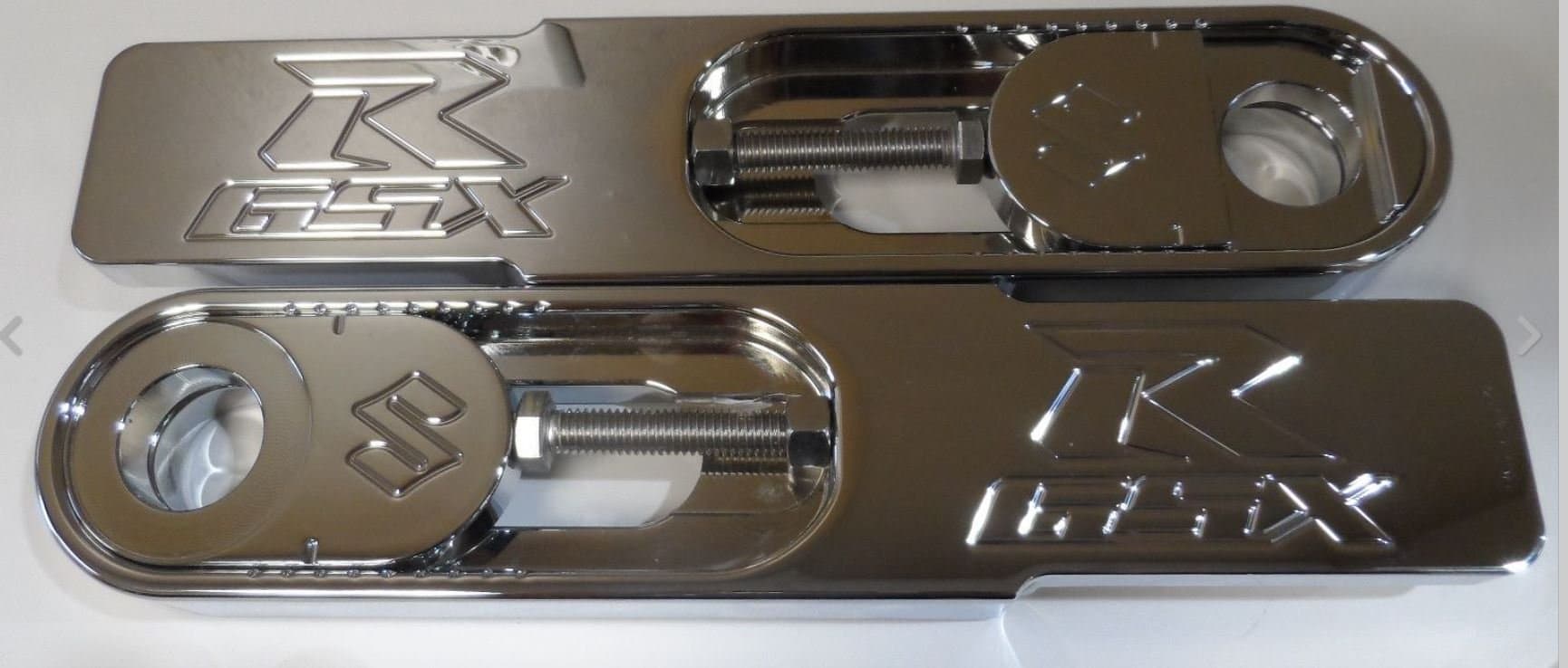 street billet - 2006 2007 2008 2009 Suzuki GSXR 750 Chrome swingarm Extensions Package Made in USA