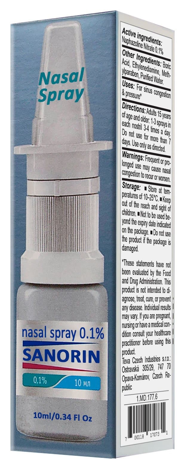 Spray 10ml/0.34 Fl Oz