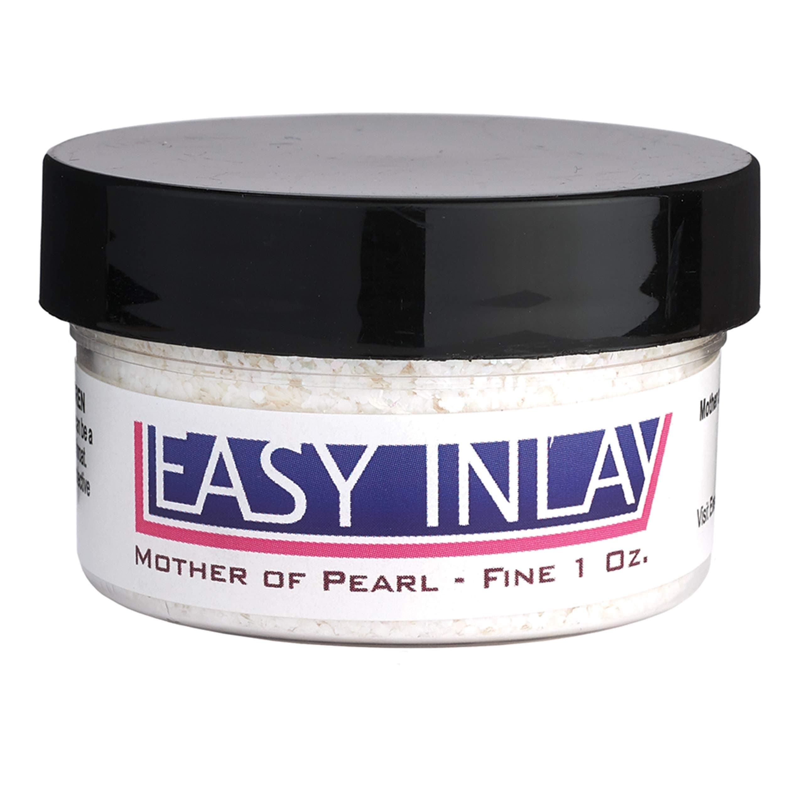 Crushed Mother-of-Pearl Inlay Supplies for Woodworkers, Turners, Casters, Luthiers, Professionals and Hobbyists - Fine, 1 oz.