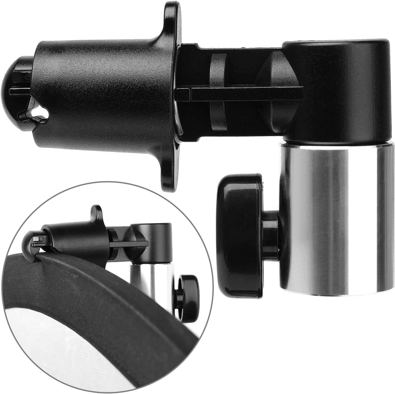 SHOPEEPortable Photography Background and Reflector Disc Holding Clip, Light Reflector Holder Clamp, Mountable on Light Stand Tripod, for Photo and Video Studio (Pack of 1)