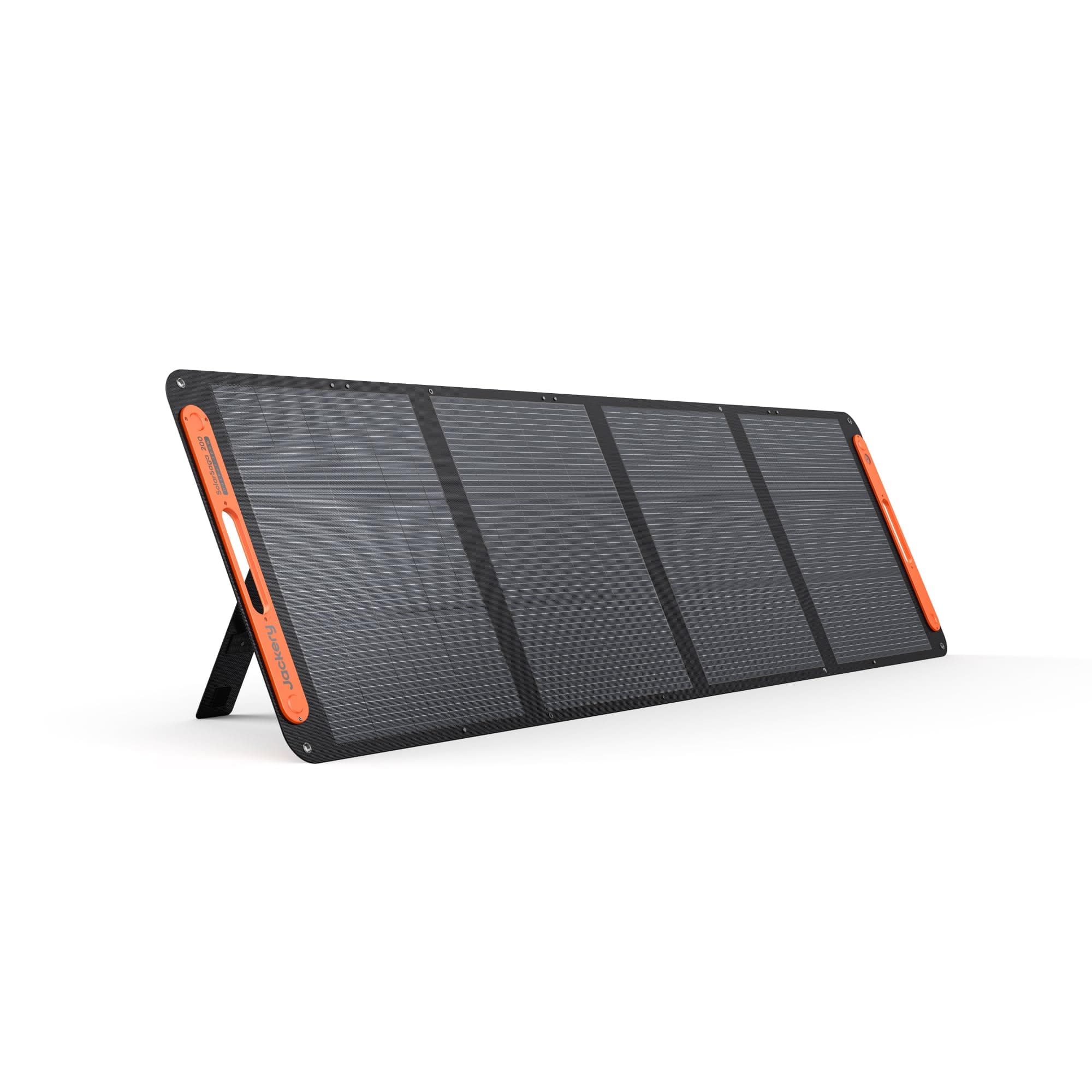 SolarSaga 200W Portable Solar Panel,IP68 Foldable Bifacial Solar Panels,Compatible with Jackery Explorer Power Station and Solar Generator,for Rooftops Outdoor Camping Off-Grid and RVs