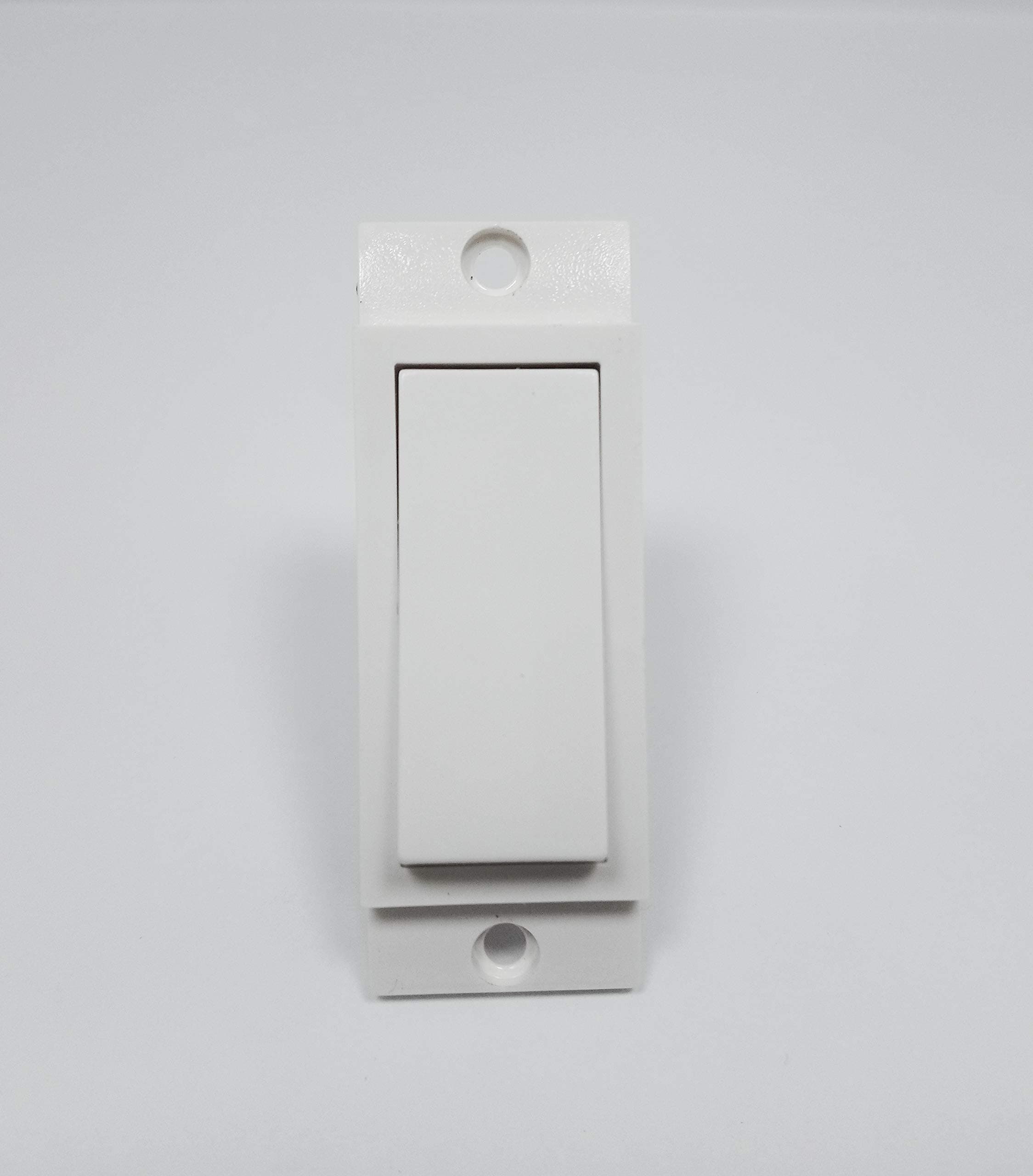 Wipro North West Polycarbonate 1M 6A One Way Switch (Pack Of 10, White)