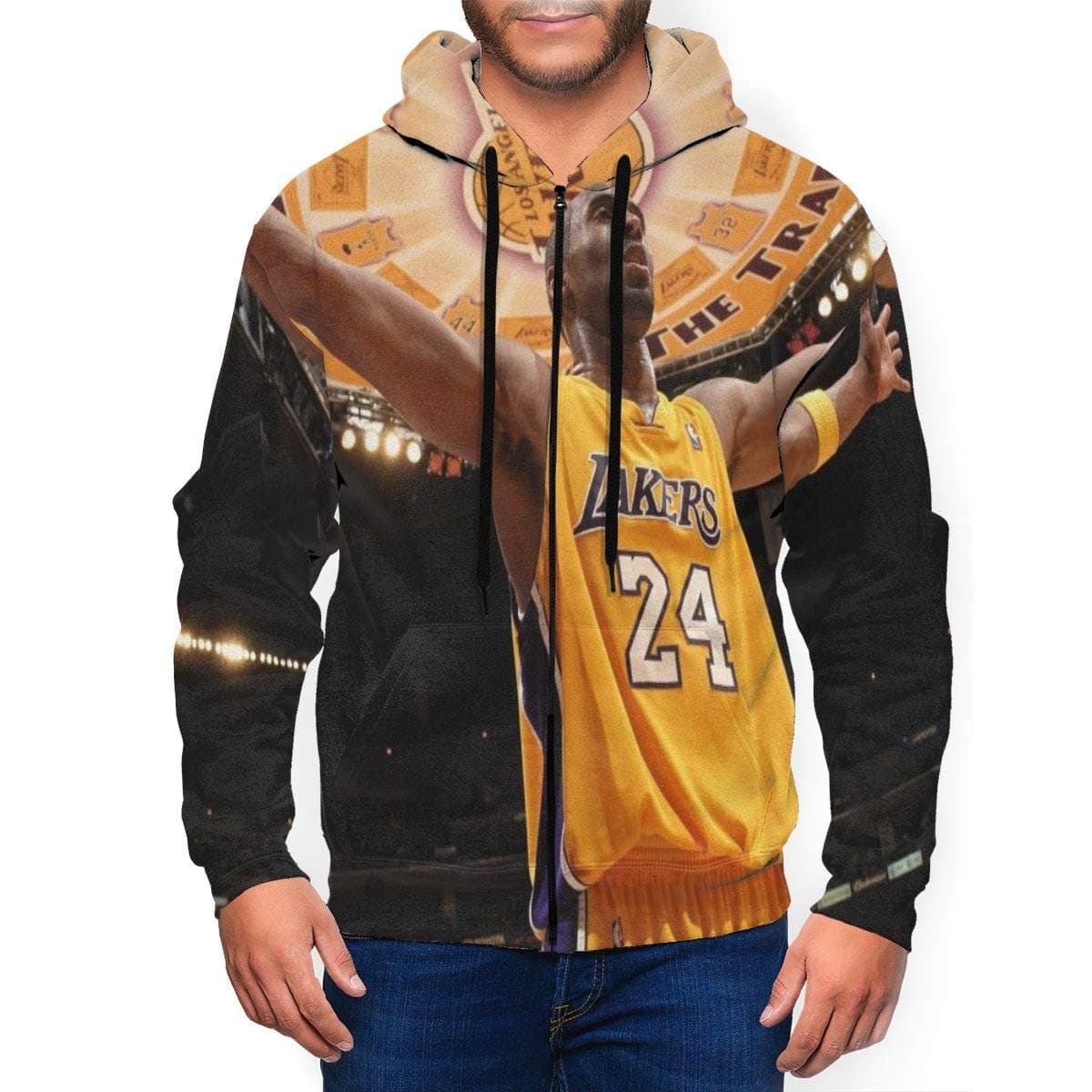 Kobe Mamba Out #24 Mens 3D Printed Hoodies Casual Pullover Hoodie Hoodies Sweatshirt