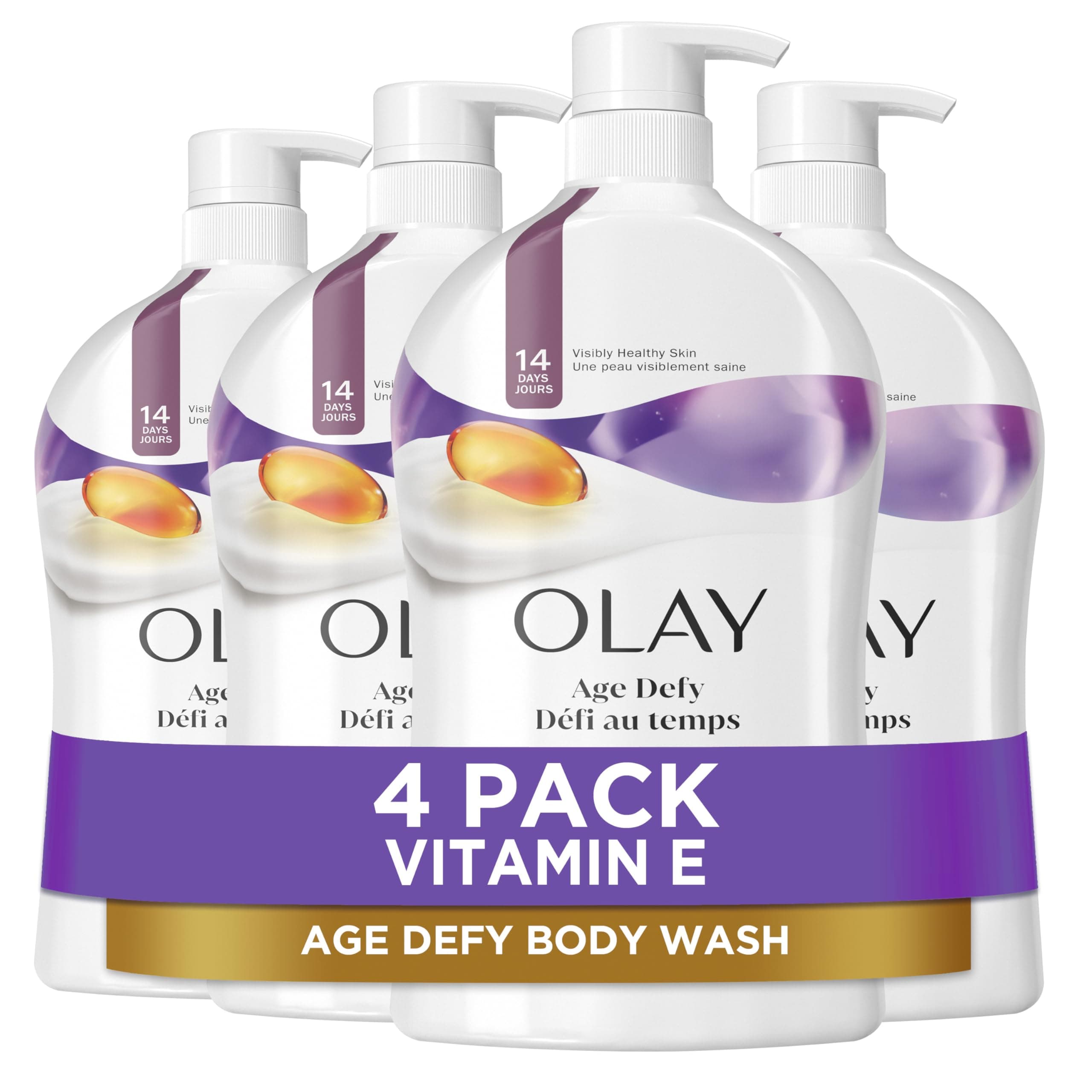 Age Defying with Vitamin E Body Wash, 30 Fluid Ounce