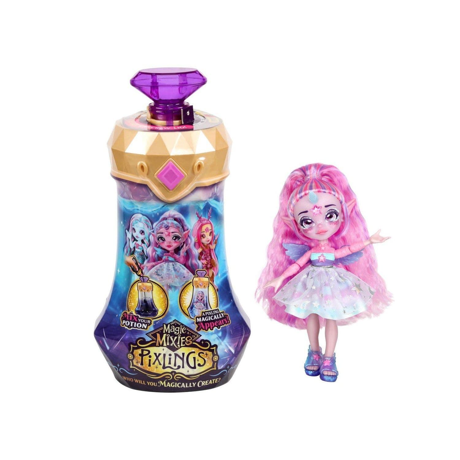 MOOSE Magic Mixies - Pixlings - S1 - Unia Lilac (30443), Black