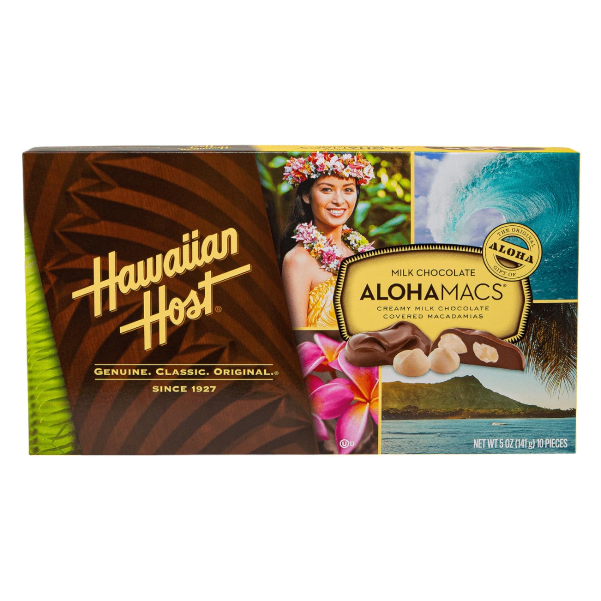 Aloha Macs Milk Chocolate Macadamia Nuts (6 Ounce Box, 12 Count) (1 Box)