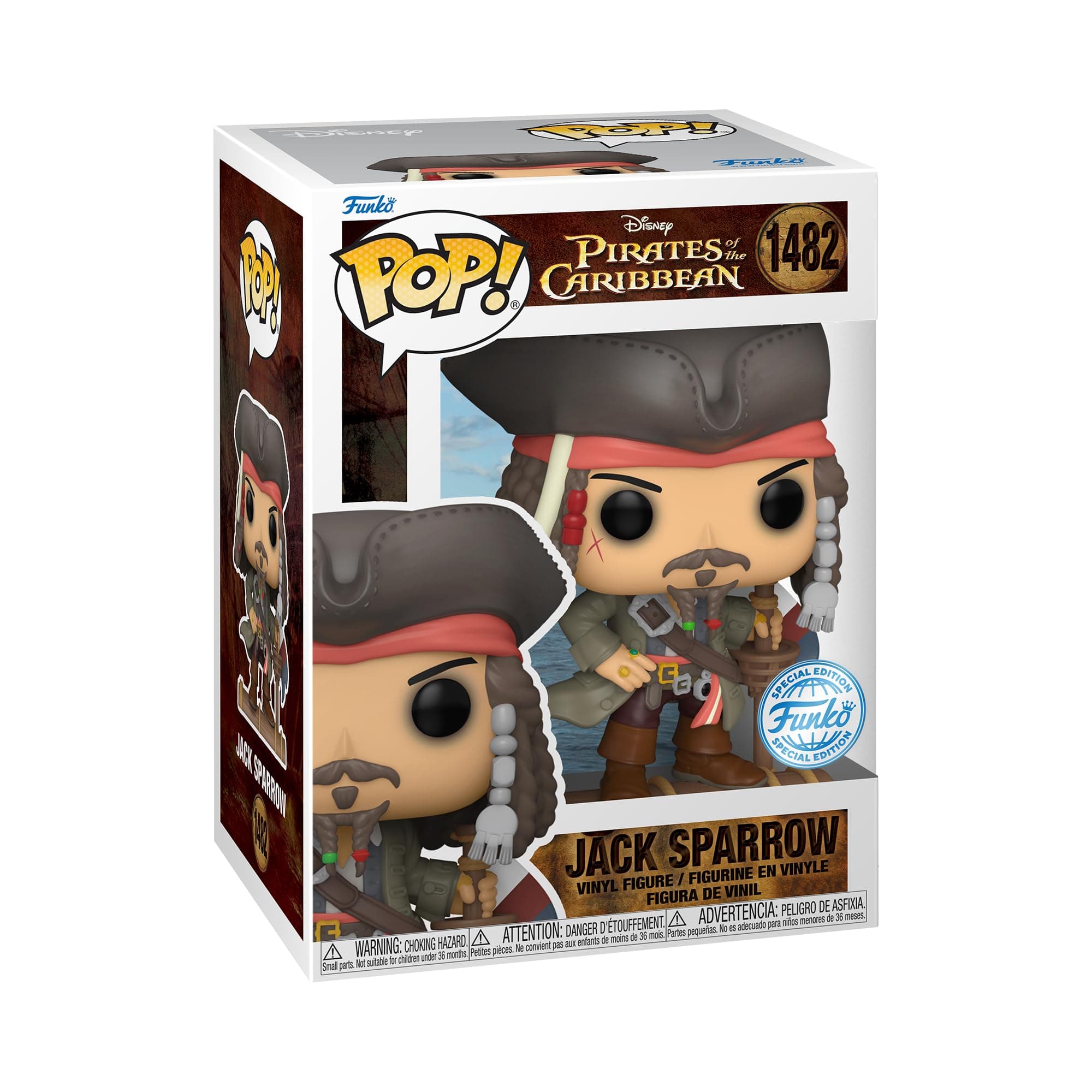Disney Pirates of the Caribbean POP | Jack Sparrow Specialty Series #1482