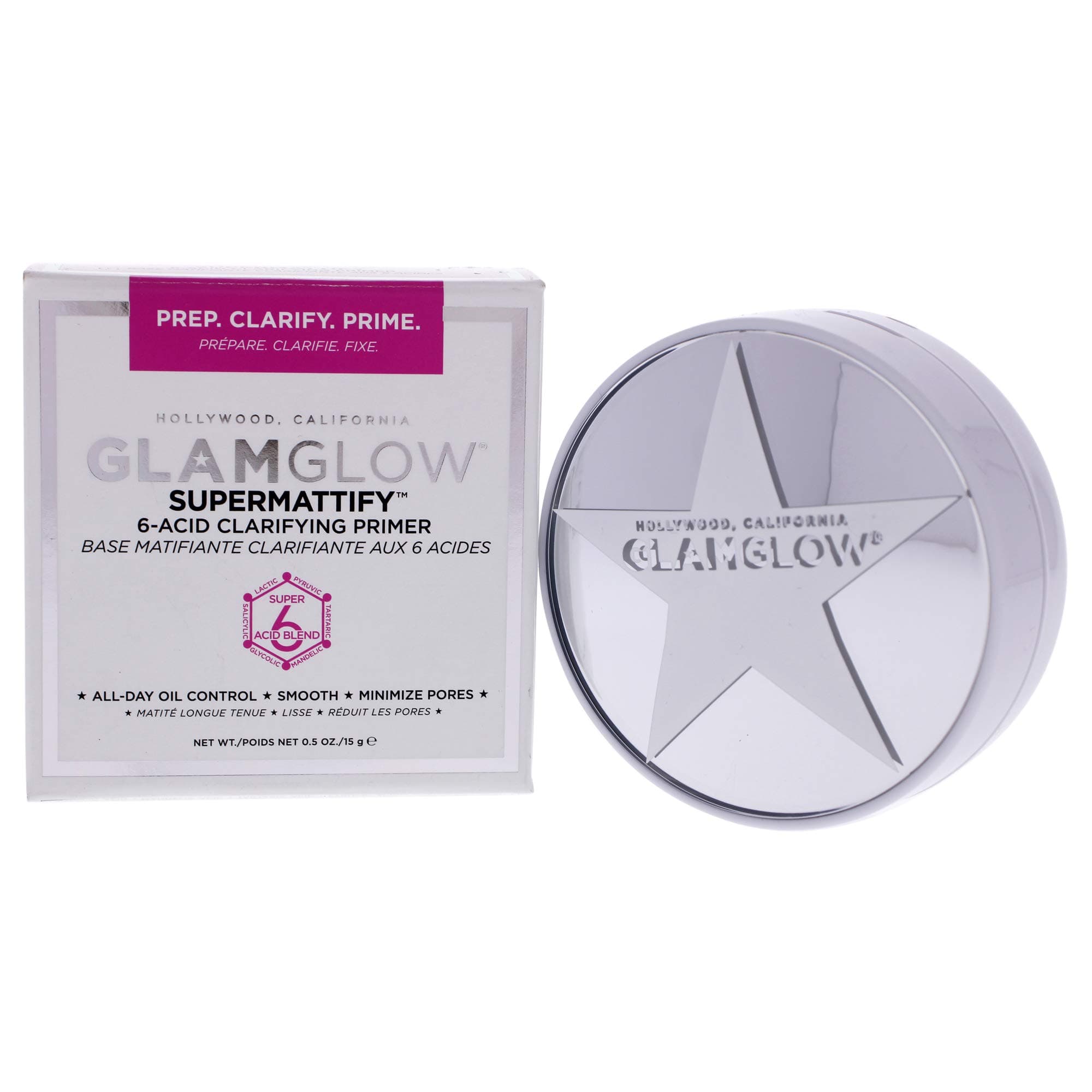 GLAMGLOW SUPERMATTIFY Clarifying Oil-Control Face Primer 0.5oz