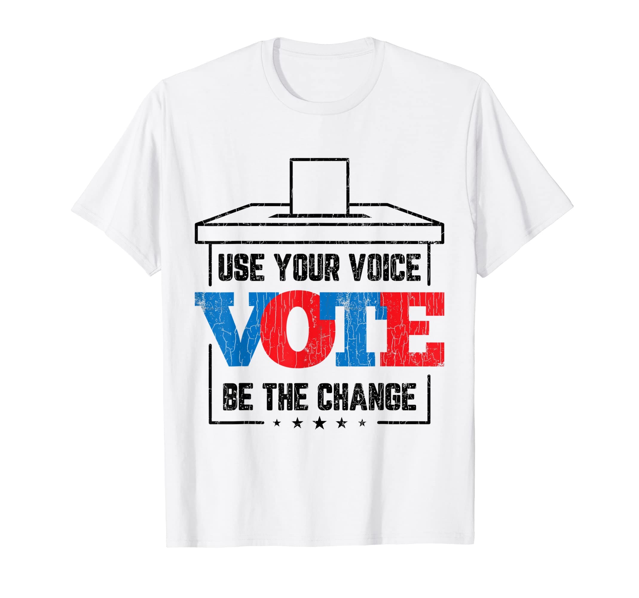 Vote Use Your Voice Funny Voting Right Election 2024 Graphic T-Shirt