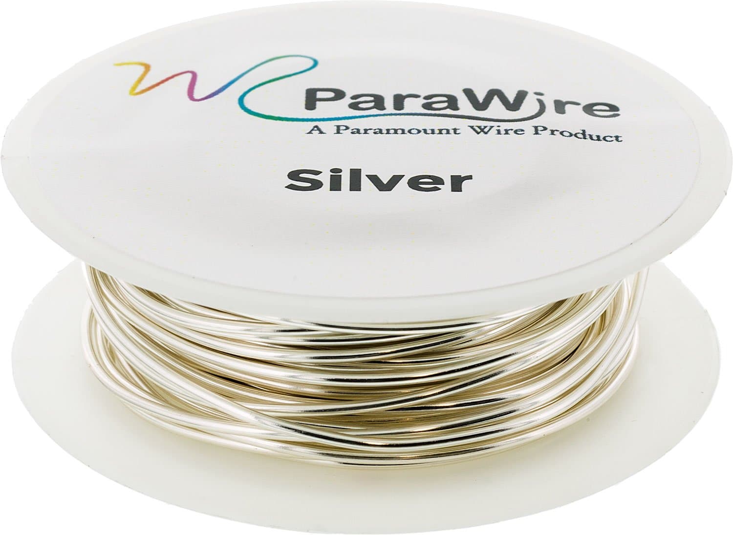 Copper Wire, Silver Plated Parawire 26ga Silver 150' Roll