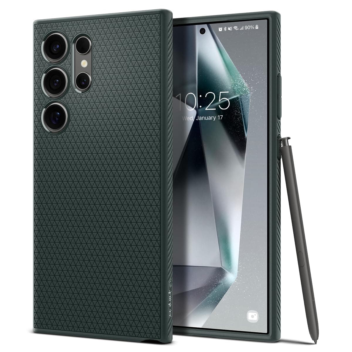 Liquid Air for Samsung Galaxy S24 ULTRA case cover (2024) - Abyss Green