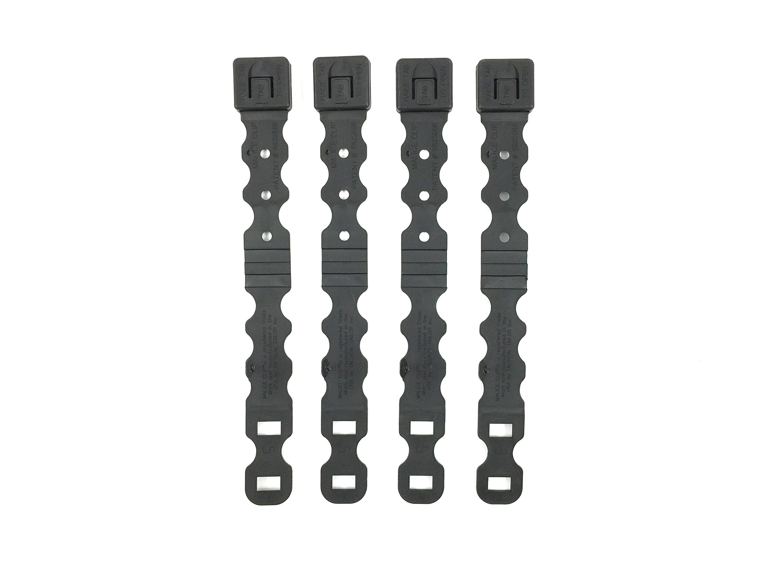 Fight Light Malice Clips - 4 pack (Short) (Black)