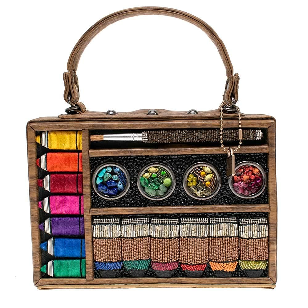 MARY FRANCES Art & Soul Beaded Art Supplies Top Handle