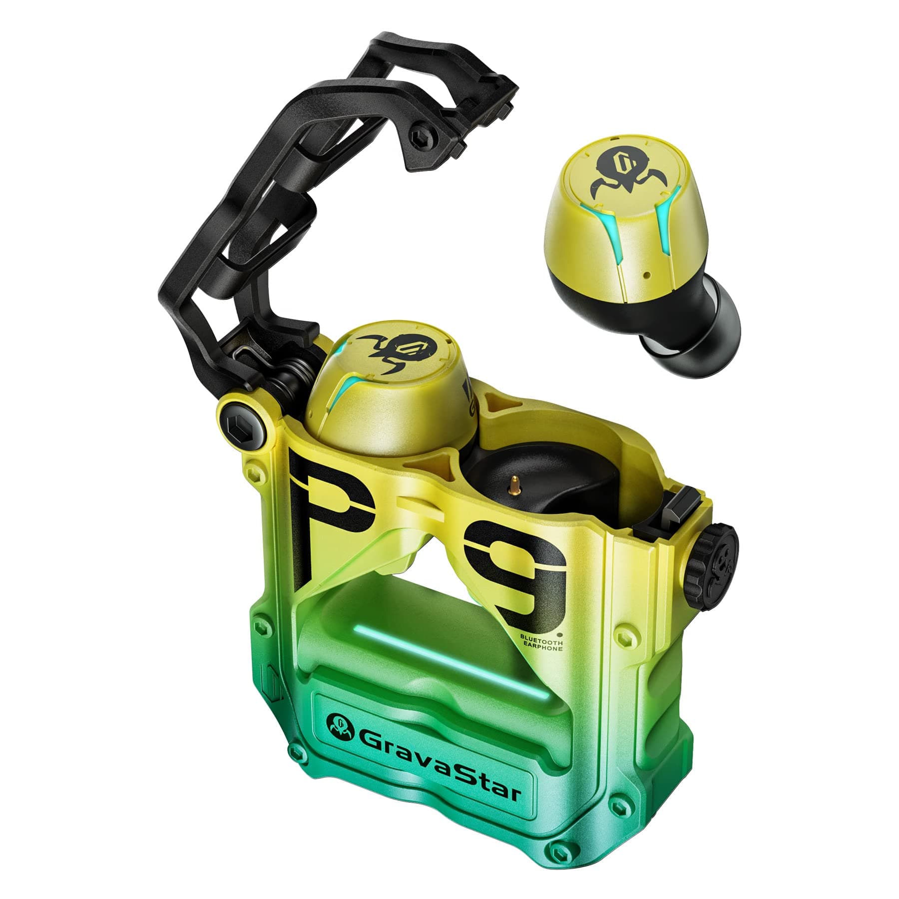 Gravastar P9_Grn Tws Pro Wireless Earbuds Neon Green
