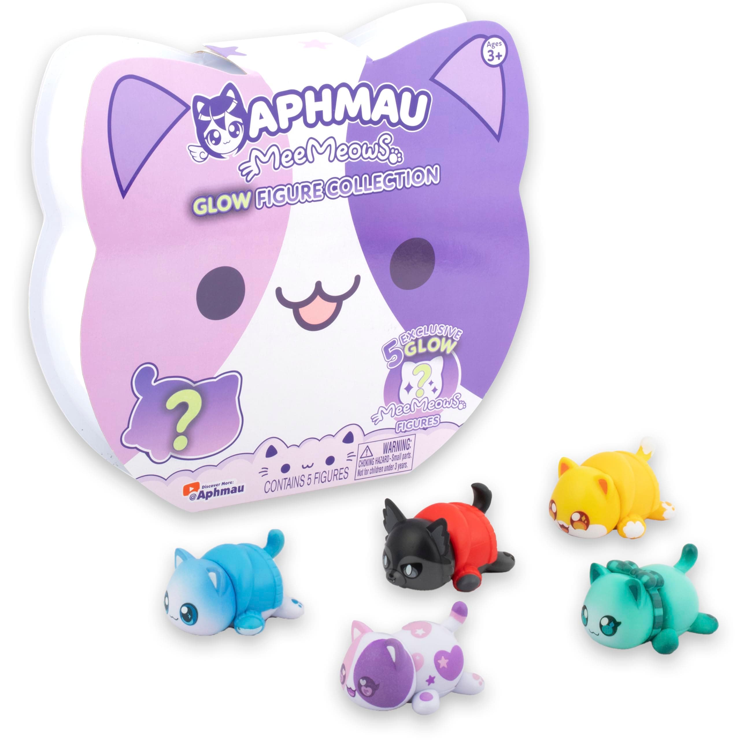 Aphmau FIGURES - 5 PACK - Friends Figures - Glow PK