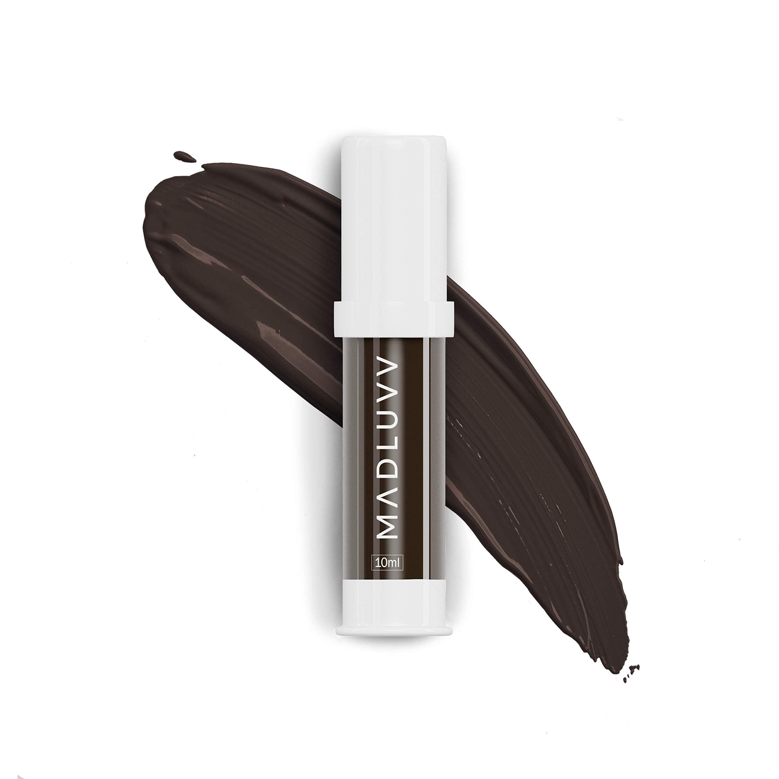 MADLUVV Professional Brow Artistry Permanent Makeup Pigment, Eyebrow Makeup, Made in the USA, Vegan, Non-Toxic, Gel Consistency & High Retention - Brunette 113