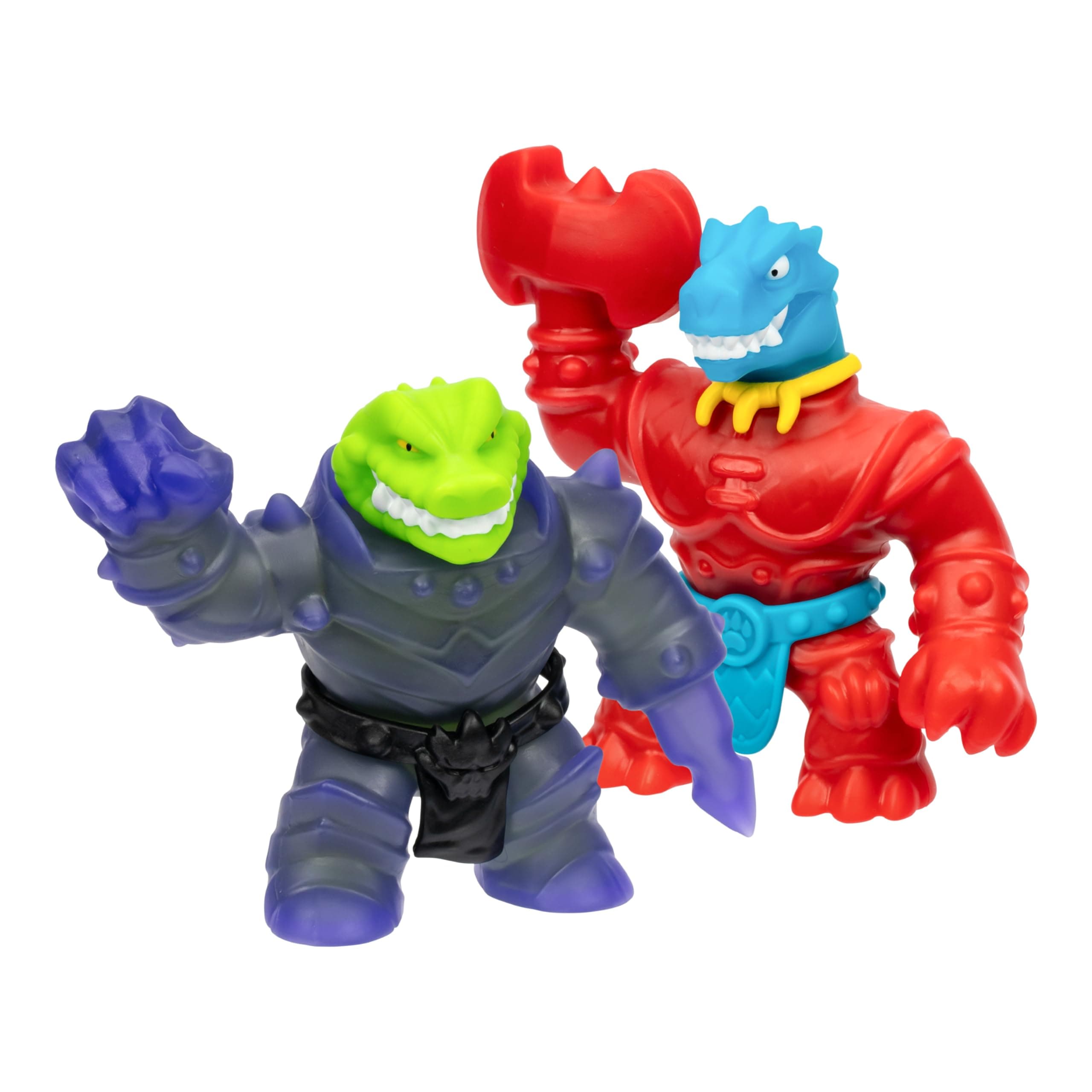 Heroes og GOO JIT Zu Versus Pack - Tyro vs. Rockjaw - Stretch Toy for Children 4+ Years.